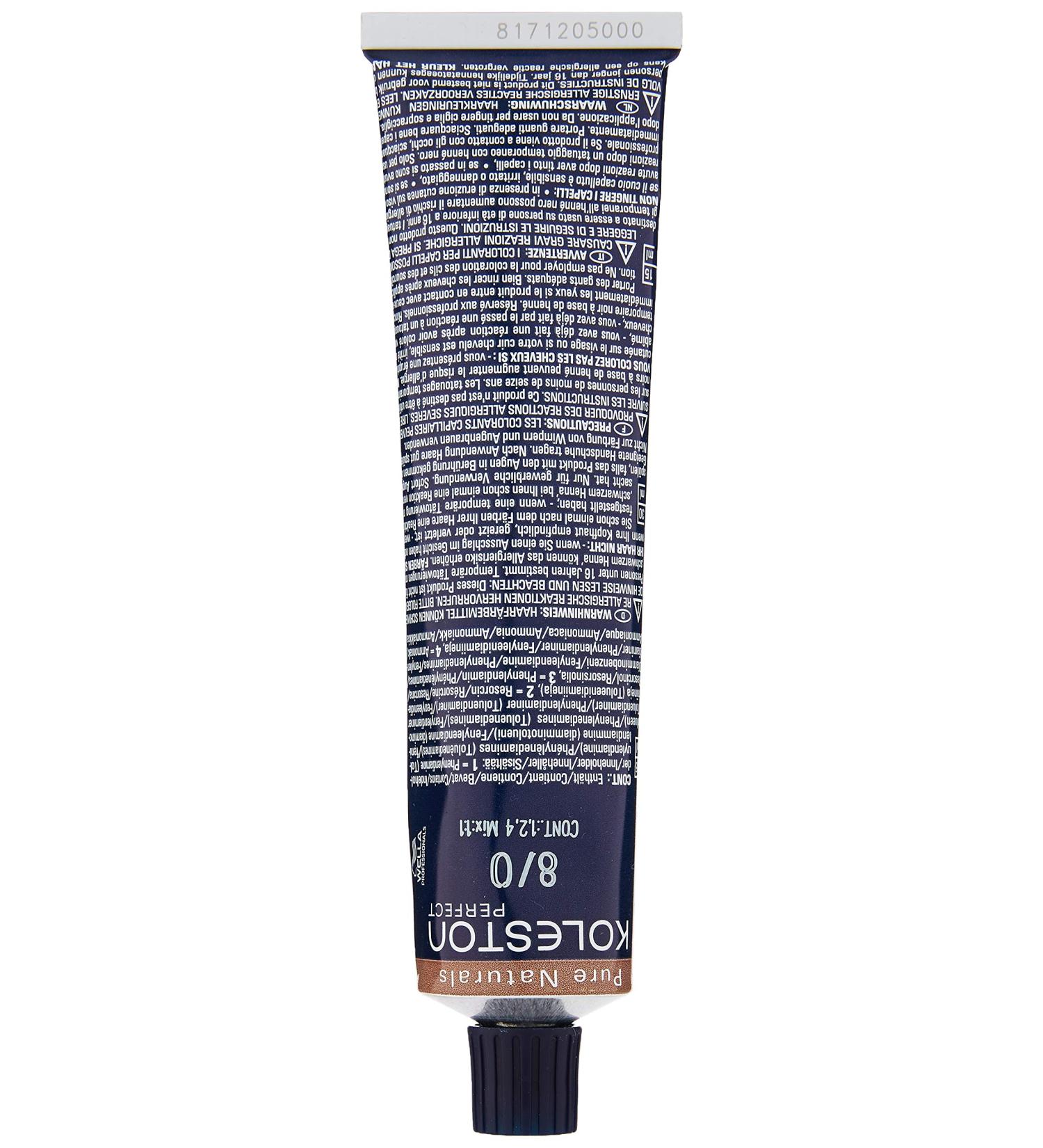 WELLA Number 81454072 KP Pure Naturals Permanent Coloring 60 ml - Buy Online on GoSupps.com