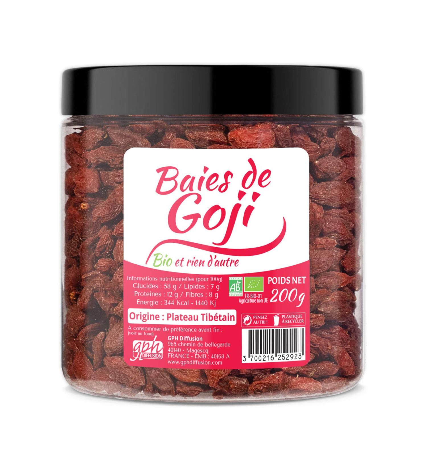 Organic Goji Berries 200g - GPH DIFFUSION