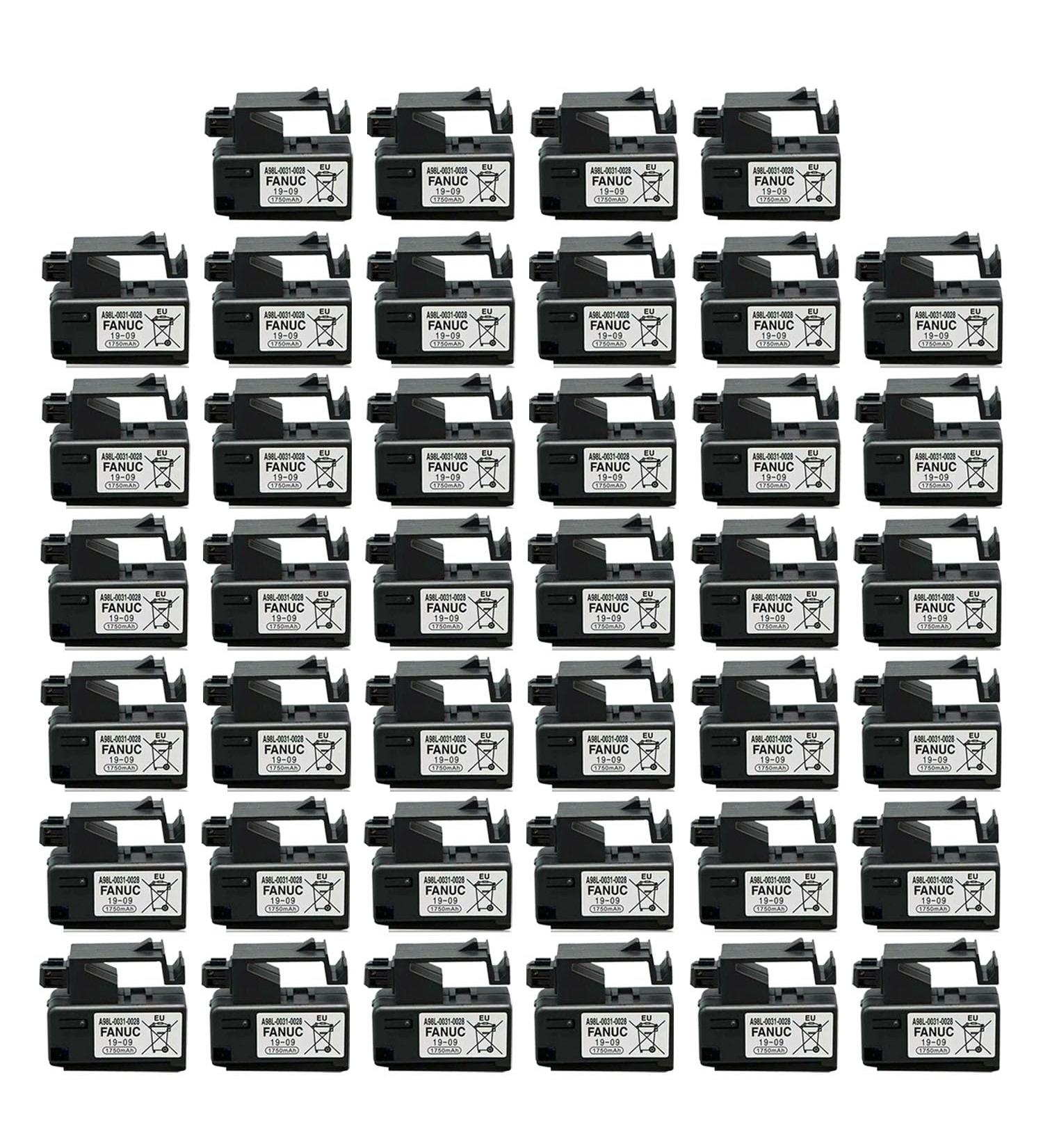 40 Pcs A98L-0031-0028 PLC Battery 3V 1750mAh for Fanuc - High-Quality Replacement Fast International Shipping - Buy Online on GoSupps.com