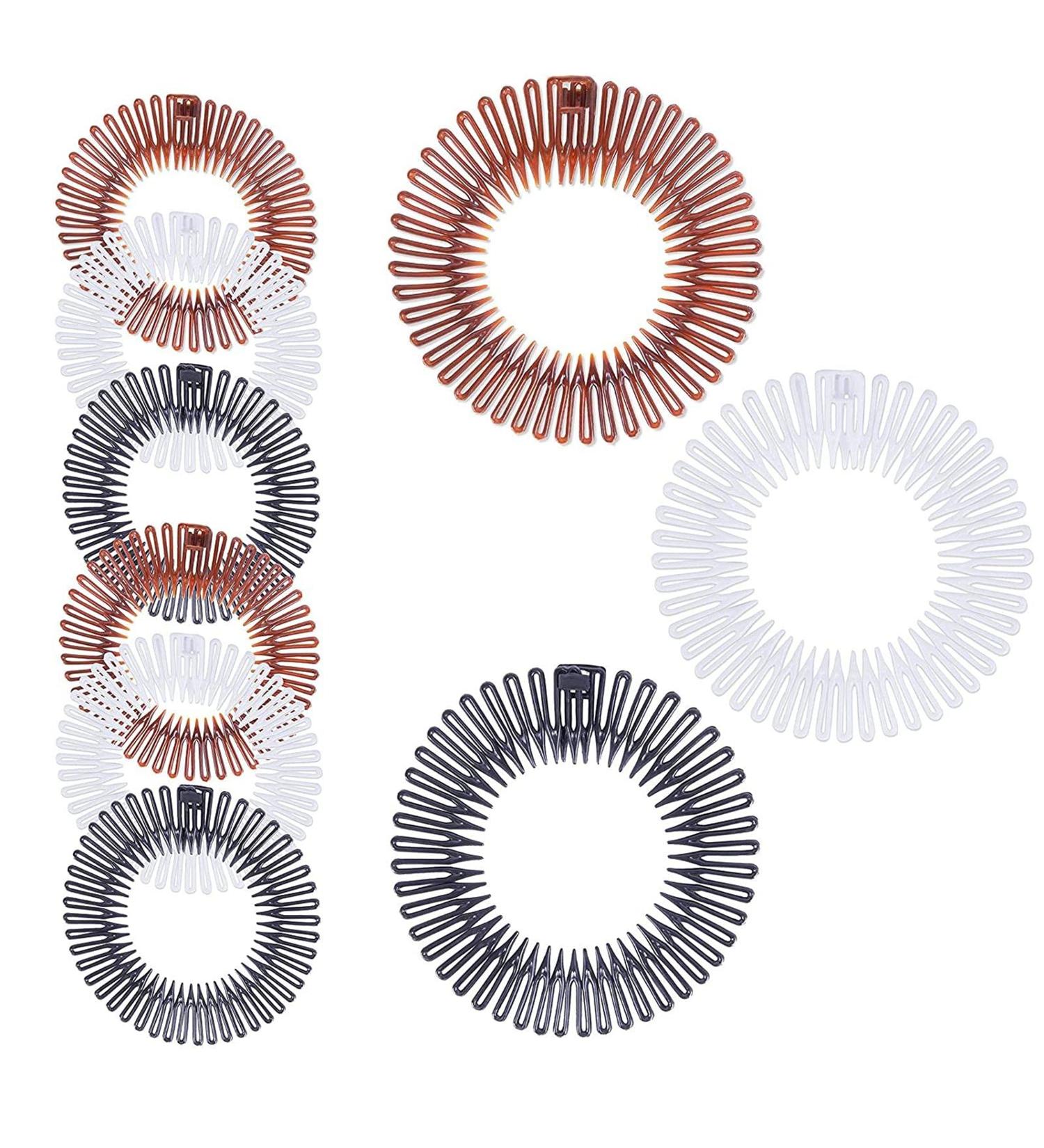 90s Zig Zag Circle Headbands for Women's Hair - 12 Pack (3 Colors) | Shop Now! - Buy Online on GoSupps.com
