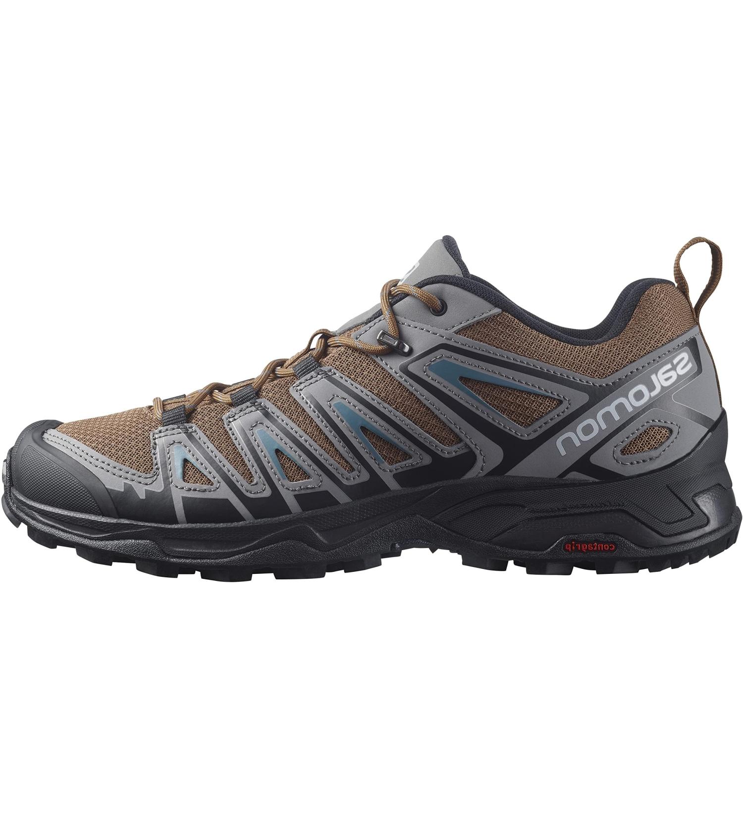 Buy SALOMON X Ultra Pioneer Aero Men's Outdoor Shoes - Secure Stable & Cushioned - EU 45 1/3 Toffee Quiet Shade Mallard Blue | International Shipping Available - Buy Online on GoSupps.com