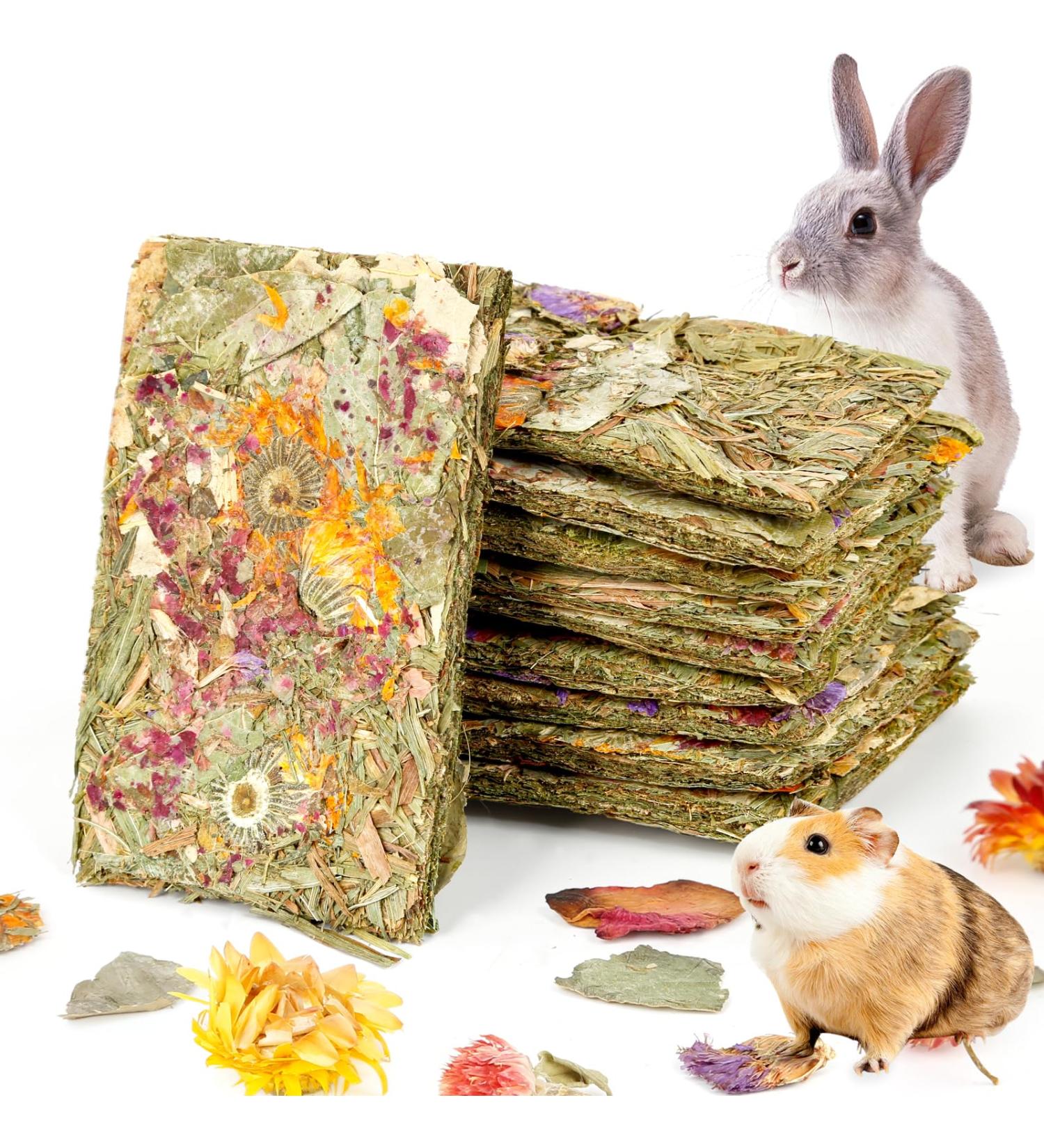 ABIZOO HASE KOTH THE: 10 Natural Rabbit Tears & Herbal Treats - Timothy Hay Toy for Dwarf Rabbits Guinea Pigs Chinchillas & Hamsters - Buy Online on GoSupps.com