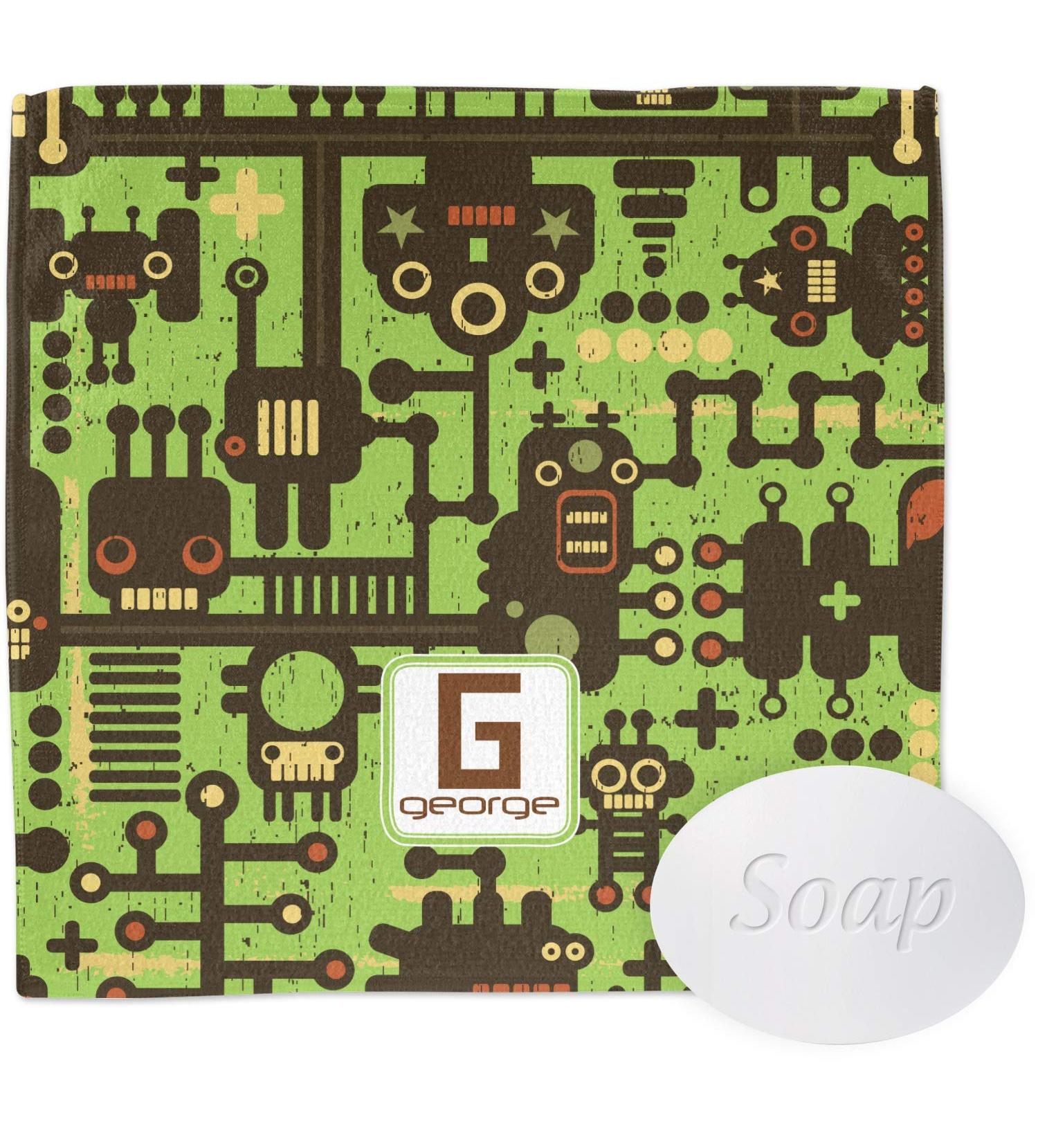 YouCustomizeIt Personalized Industrial Robot 1 Washcloth