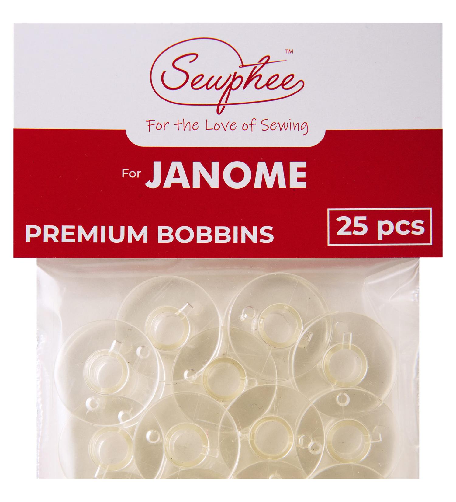 25pcs Bobbins for Janome, Brother, Kenmore, Elna Sewing Machines (Class 15) - Sewphee - Buy Online on GoSupps.com