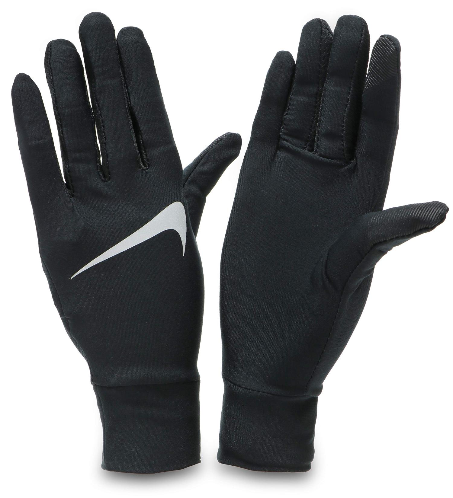 Nike Women's Lightweight Tech Running Gloves - Gunsmoke/Storm Pink/Blue Grey - Size Medium - Black/Silver - Buy Online on GoSupps.com