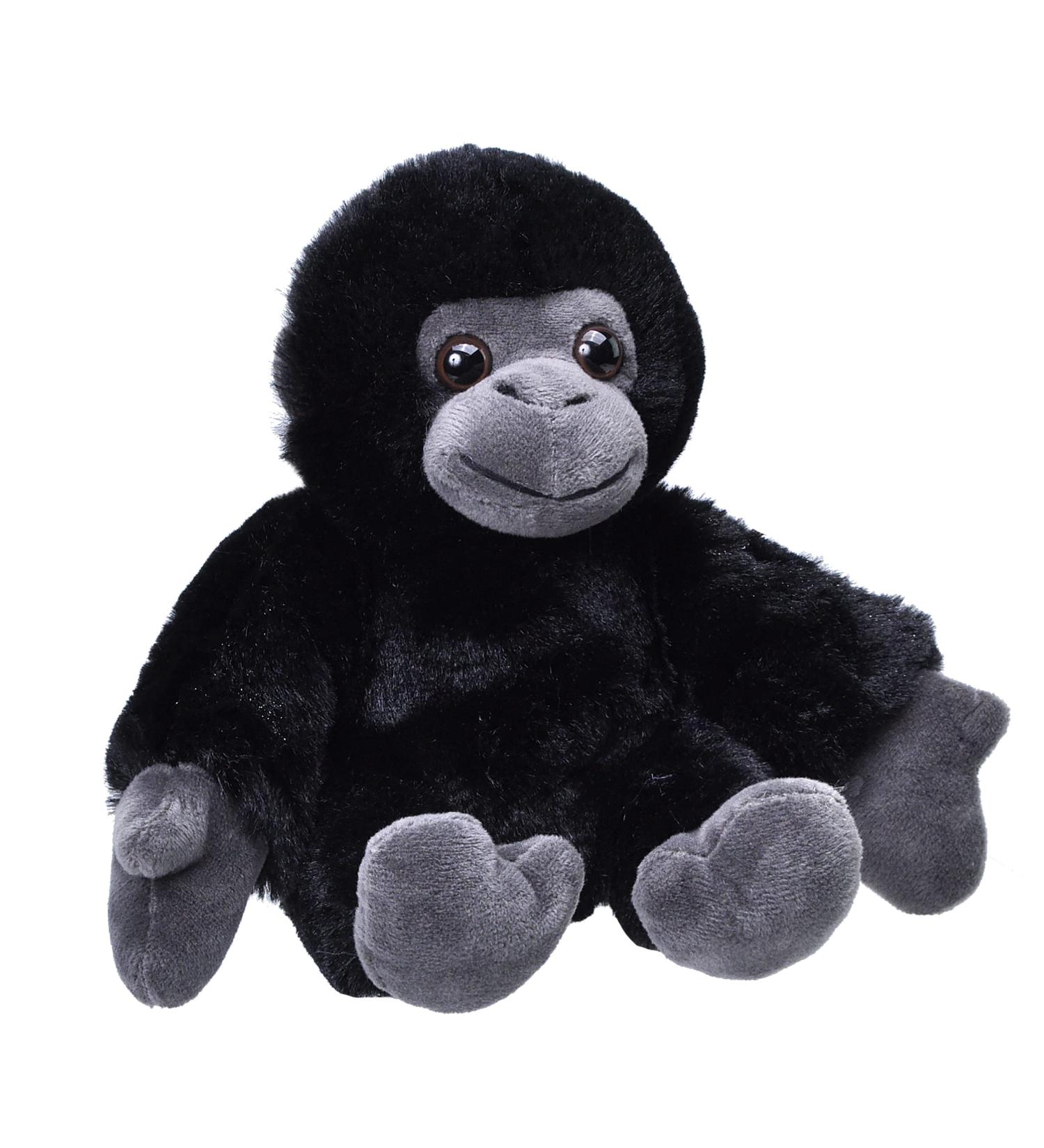 Wild Republic Hug'ems Soft Toy Gifts for Kids Gorilla Cuddly Toy 18cm Gorilla 18 cm