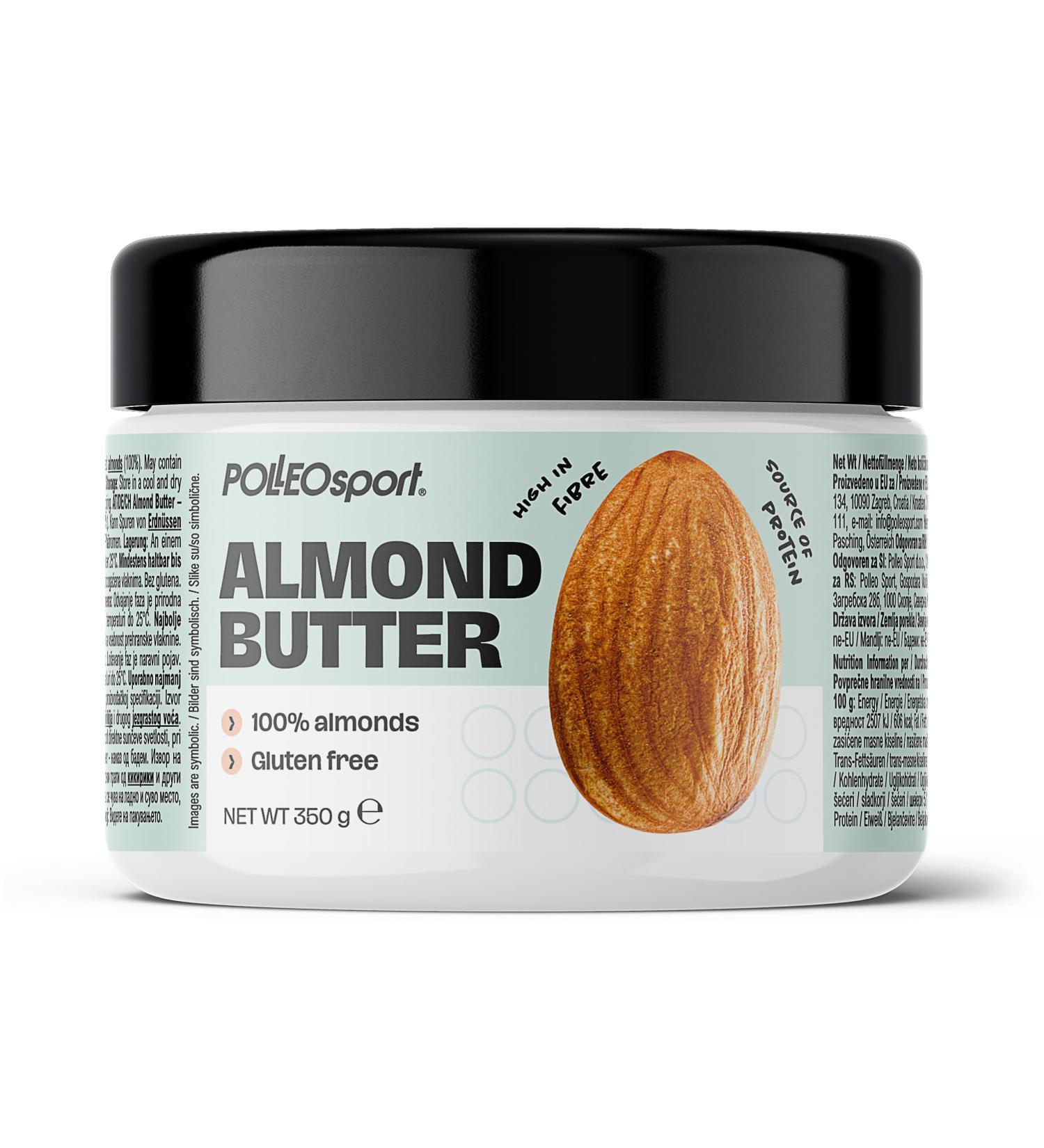 Polleo Sport Almond Butter 350 g - Buy Online on GoSupps.com