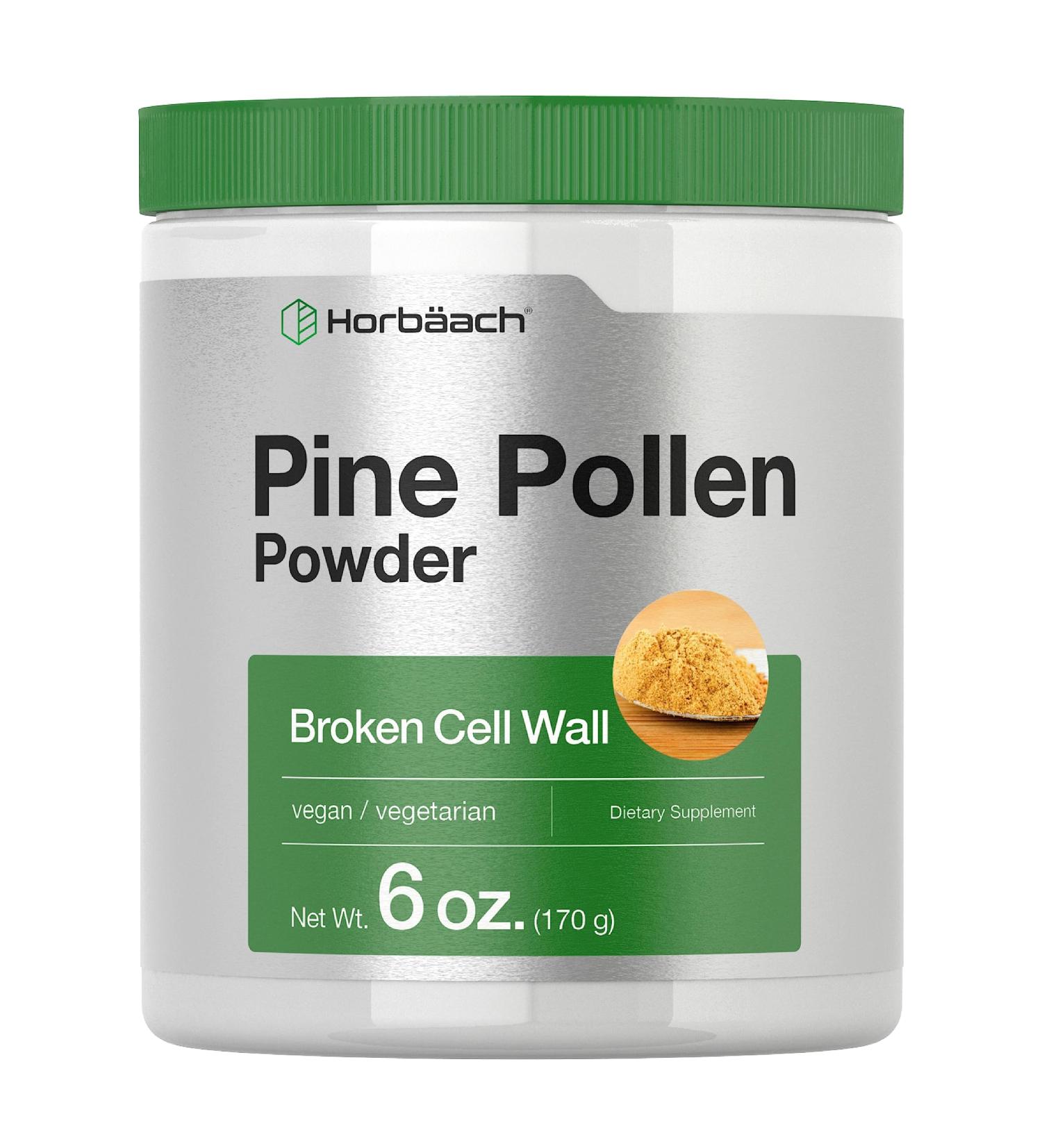 Horb ach Pine Pollen Powder | 6 Ounce | Nature's Superfood | Non-GMO Vegetarian Gluten Free Supplement - Buy Online on GoSupps.com
