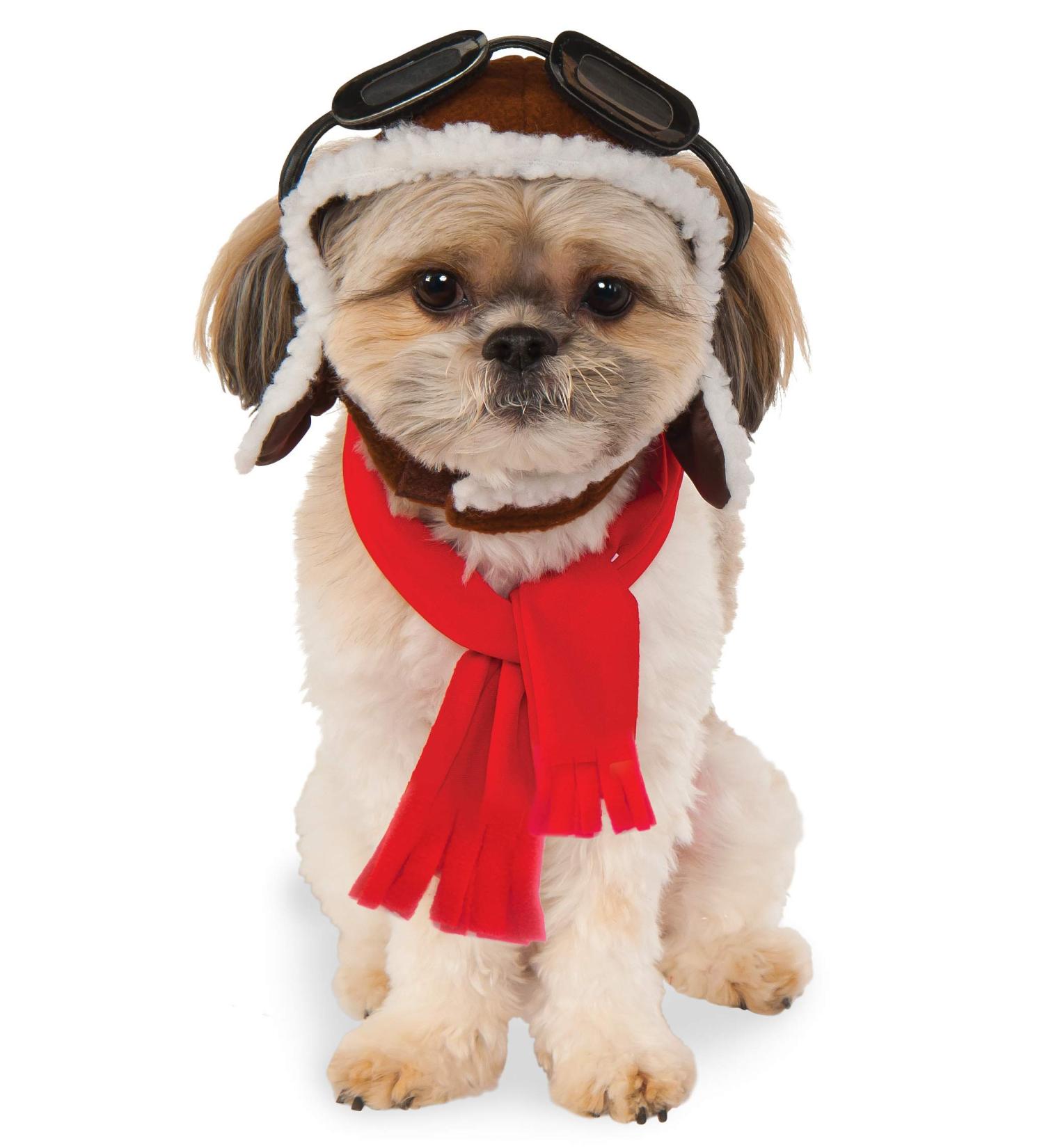 Pet Aviator Hat and Scarf Set, Medium/Large Medium/Large 1