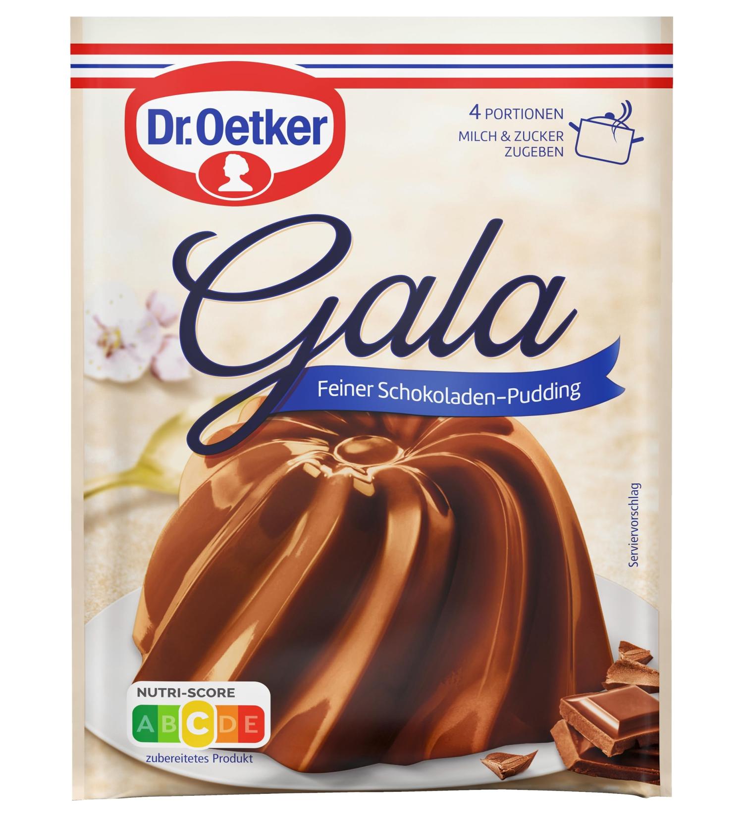 Buy Dr. Oetker Gala Chocolate Pudding Powder - 10 Pack for Decadent Desserts | International Shipping Available - Buy Online on GoSupps.com