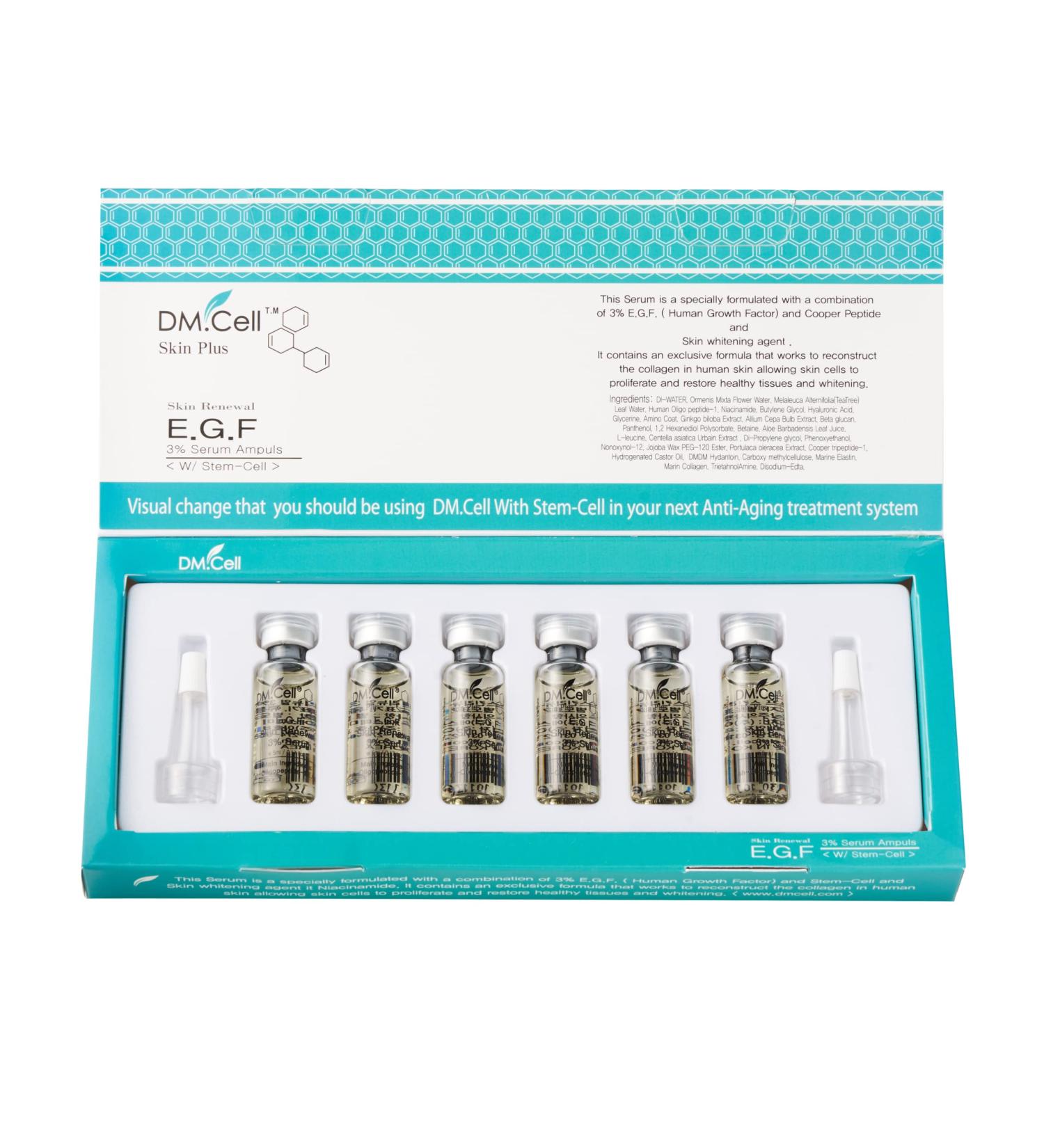 Cell EGF FGF Repairing Ampoule: Korean Skincare Serum for Skin Renewal & Protection - 1Fl.Oz - Buy Online on GoSupps.com