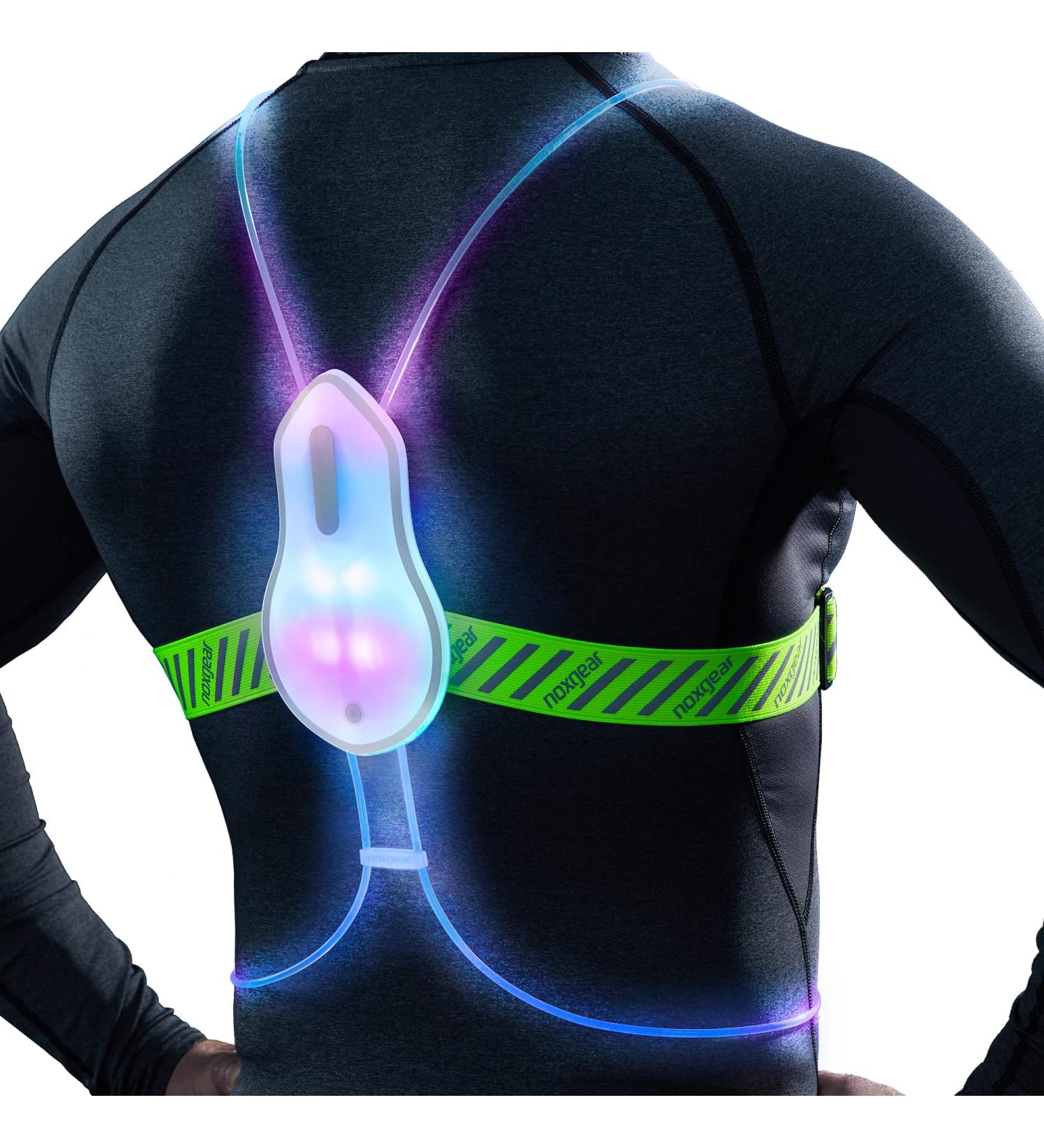 Noxgear Tracer360 Small - Multicolor Illuminated Reflective Vest for Running/Cycling - Buy Online on GoSupps.com