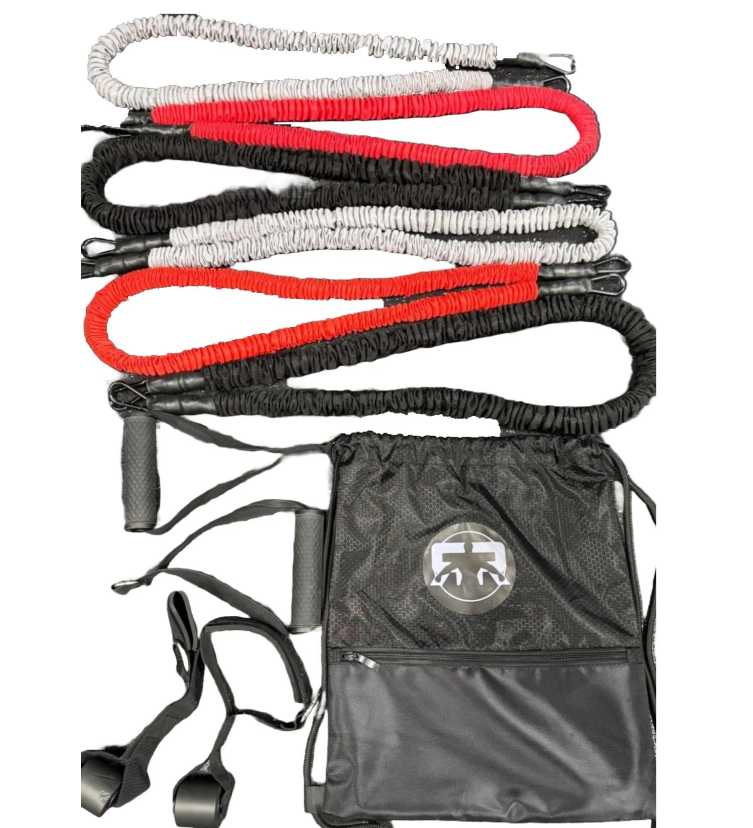 Buy Resistance Band SuperSet for Bodybuilding - 60lbs 40lbs 15lbs | International Shipping Available - Buy Online on GoSupps.com