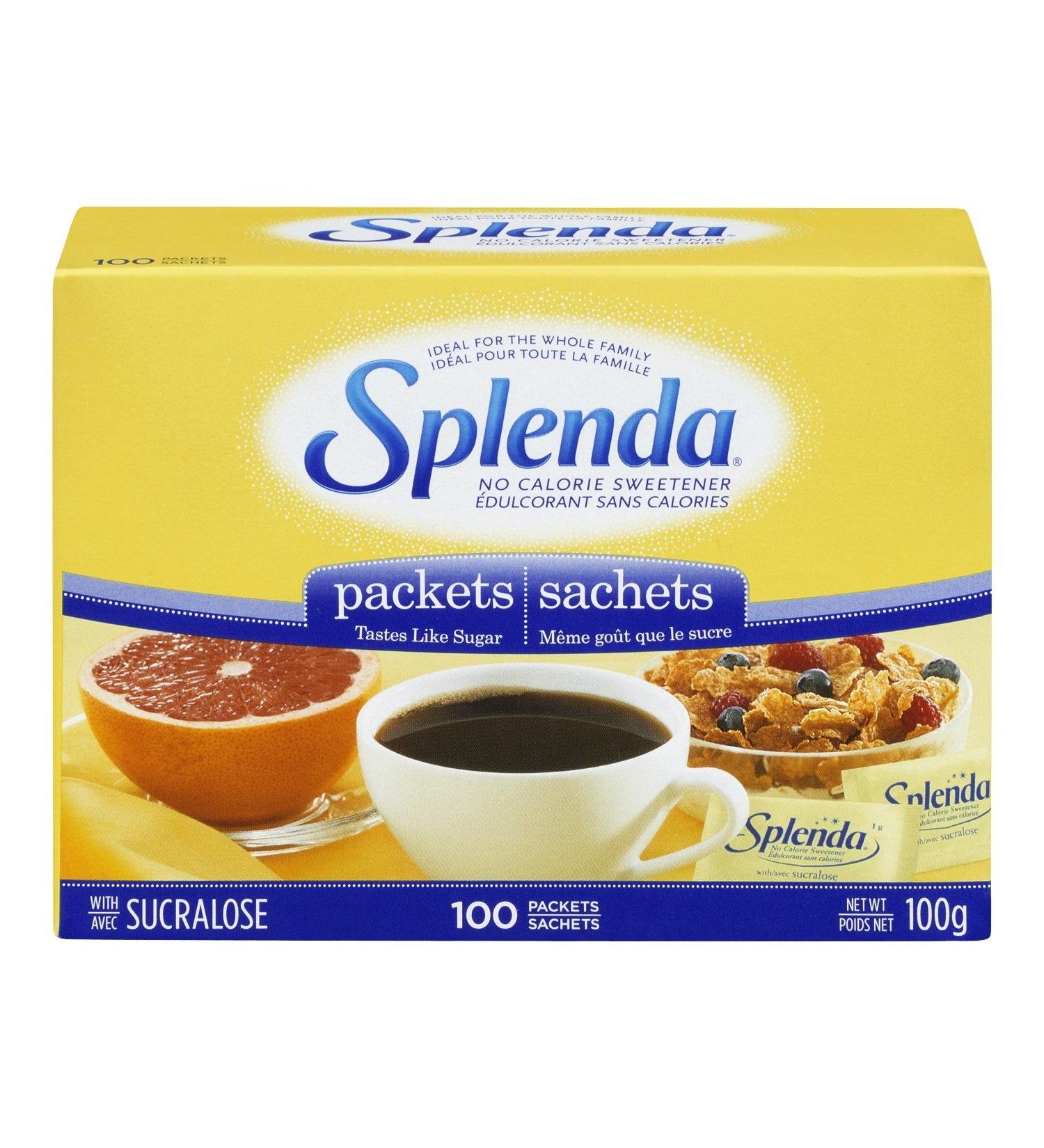 Splenda No Calorie Sweetener 100 Packets - Buy Online on GoSupps.com