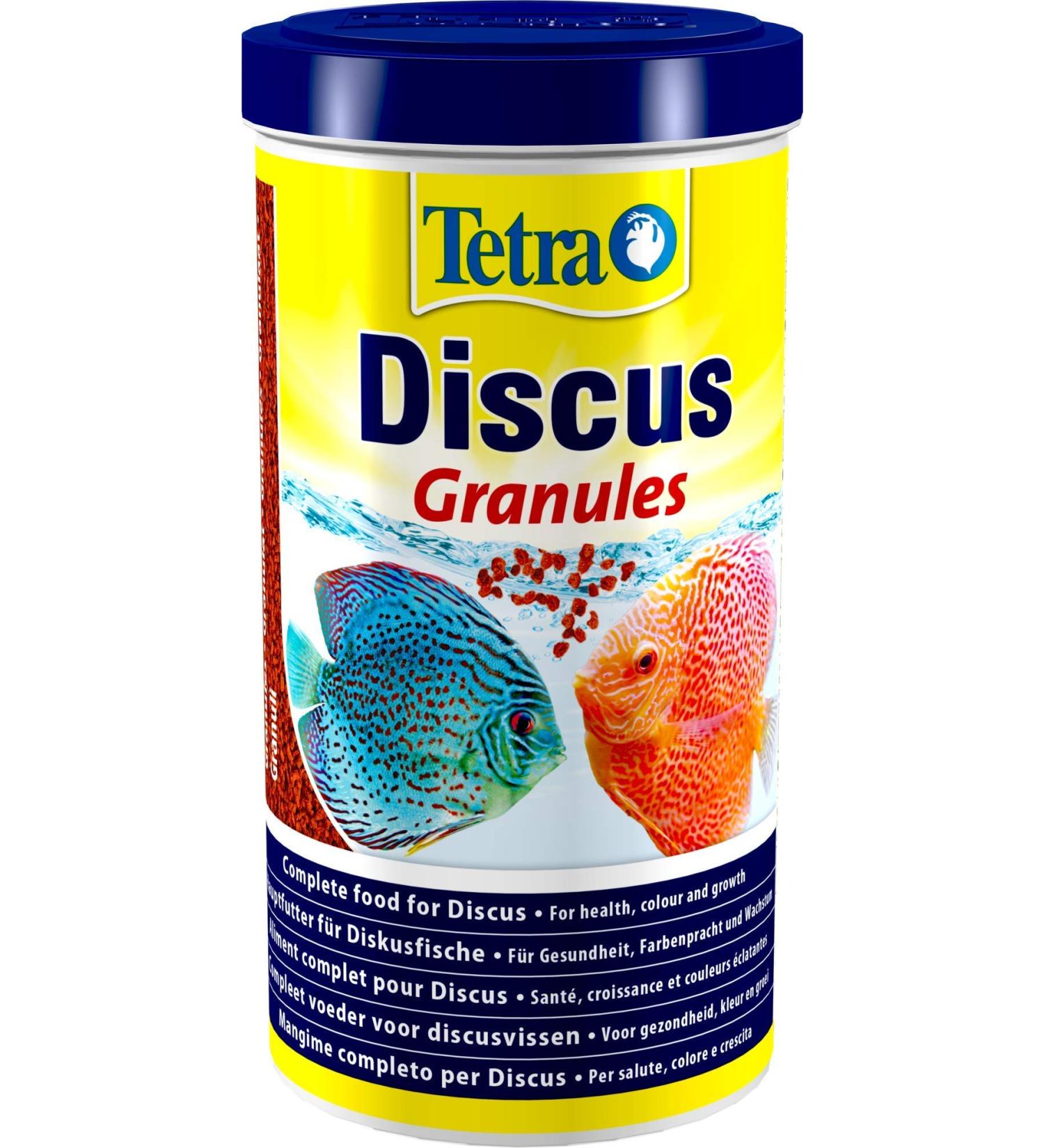 Tetra Discus Granules - Premium Fish Feed for All Discus Fish | Boost Health Color & Growth | 1L Can (1 Pack) - Buy Online on GoSupps.com