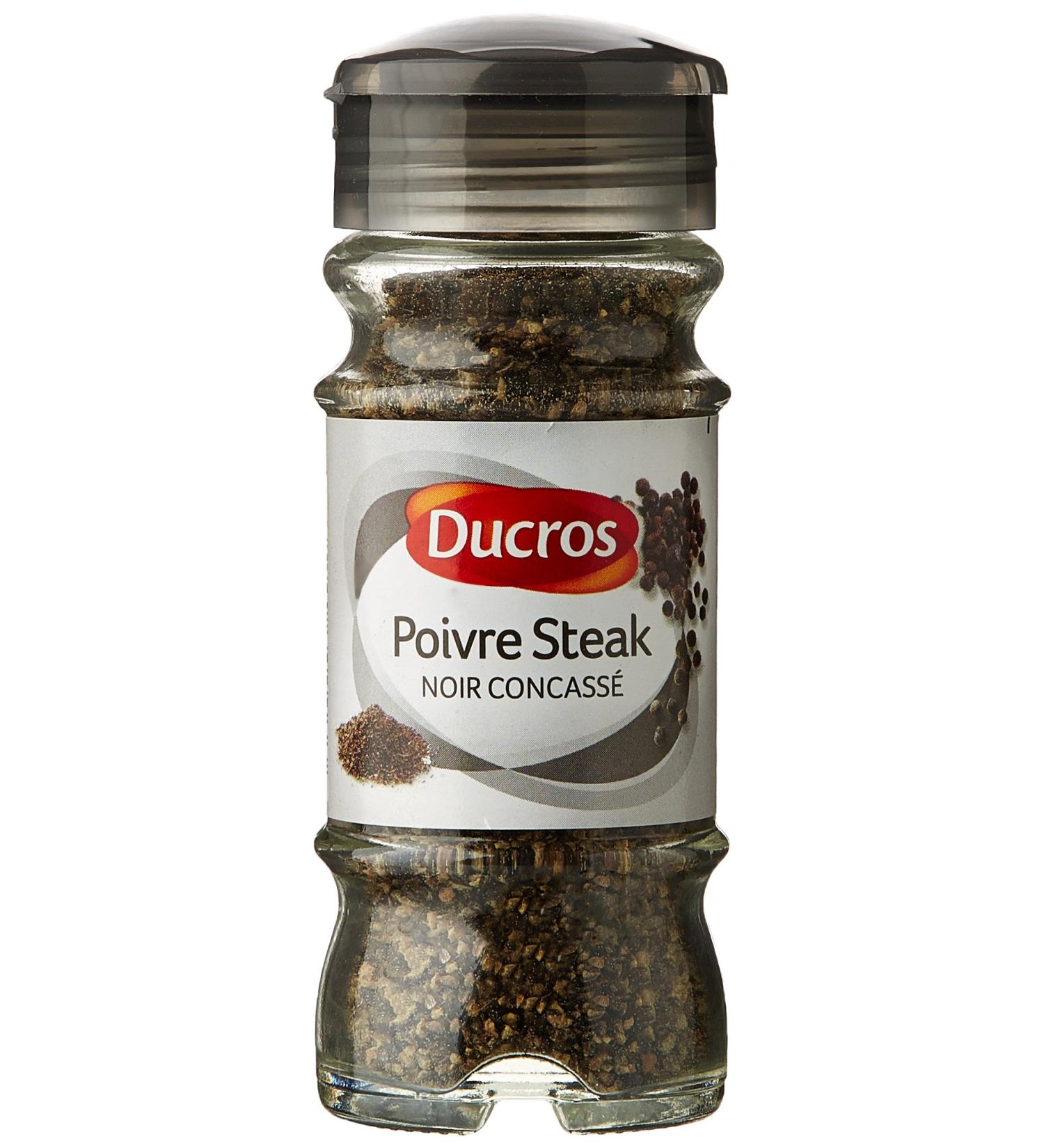 Ducros Crushed Black Steak Pepper 38 g - Buy Online on GoSupps.com