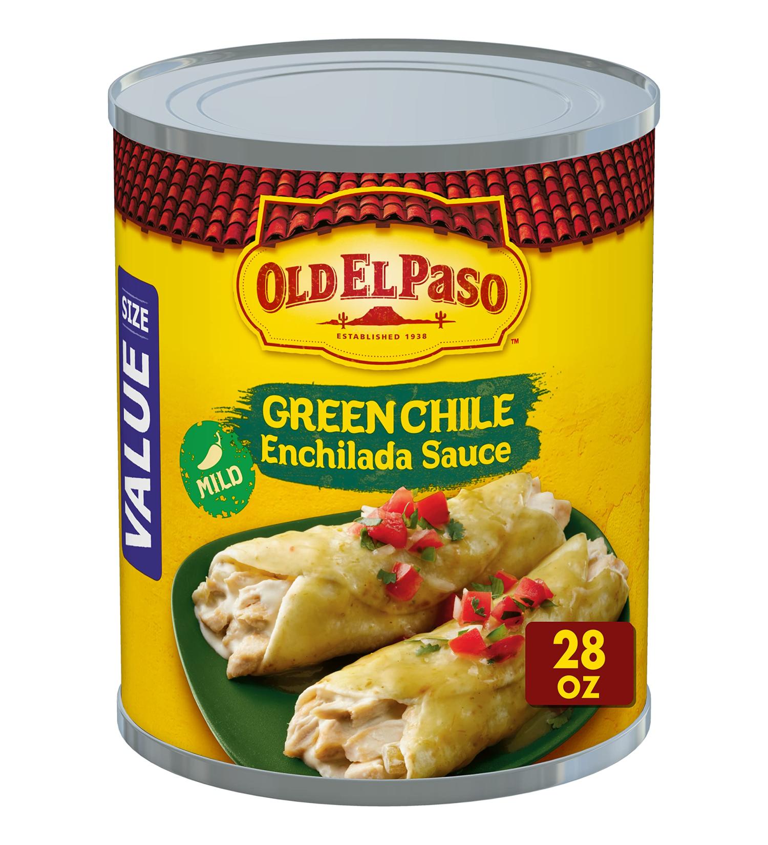 Old El Paso Mild Green Chile Enchilada Sauce 28 oz - Pack of 6 - Buy Online on GoSupps.com