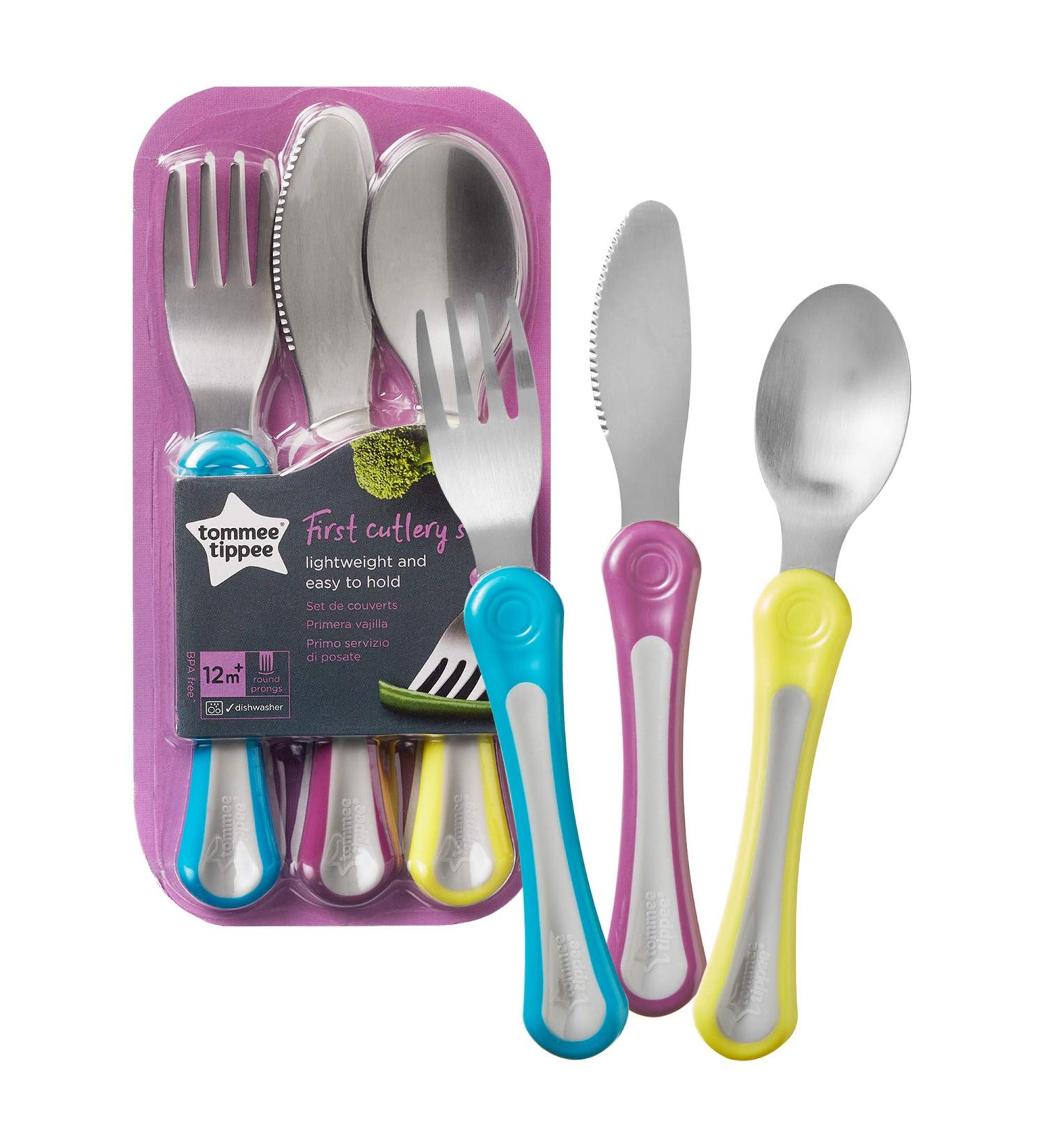 Tommee Tippee Explora First Grown Up Cutlery Set - Assorted Colors | Shop Now - Buy Online on GoSupps.com