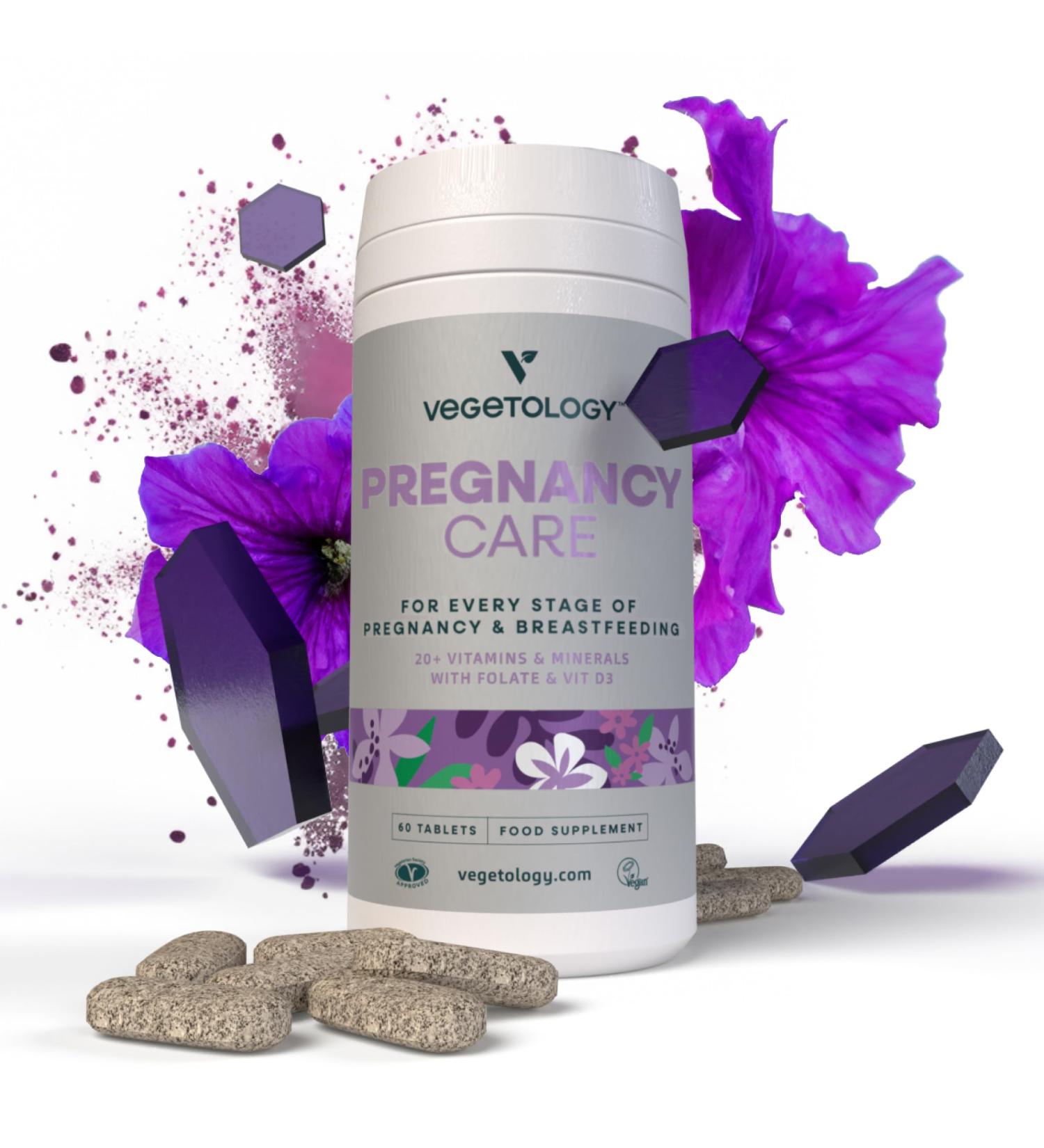 Pregnancy Vitamins for Women, Prenatal & Postnatal, 20+ Folate & Vegan, 60 Ct - Buy Online on GoSupps.com