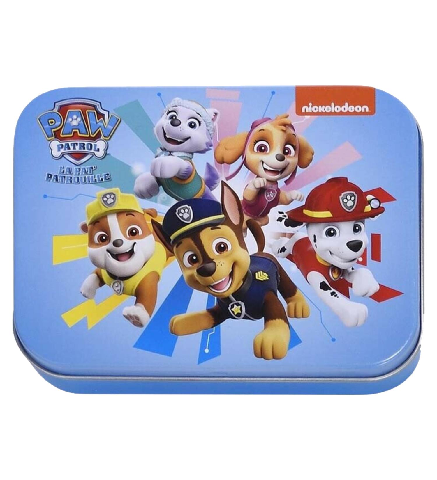 Paw Patrol Children's Plaster Set - 4 Pieces in Metal Box | Stylish Plaster Storage for Kids | Perfect for Backpack & Handbag - Buy Online on GoSupps.com