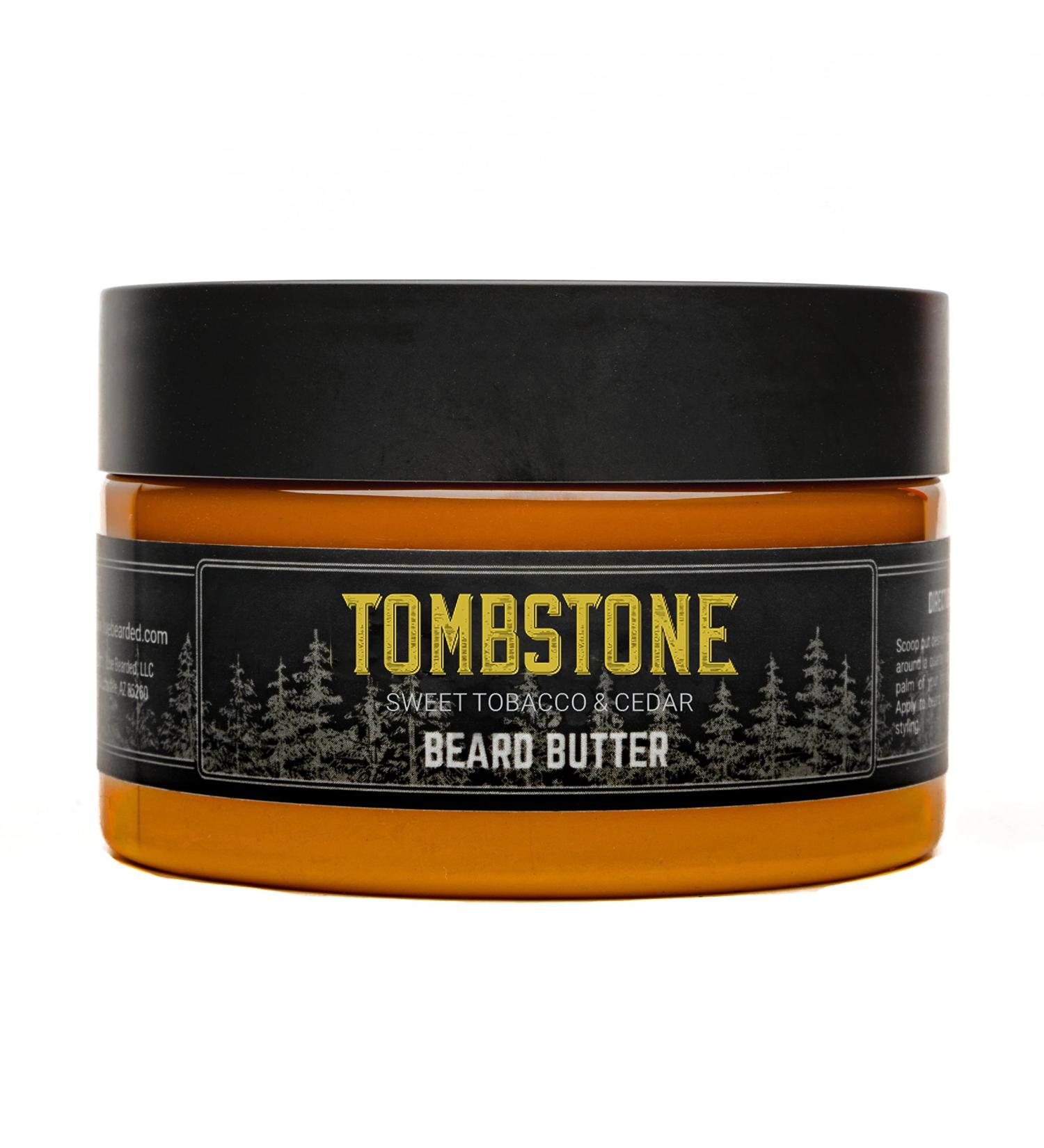 Live Bearded Beard Butter - Tombstone 3 oz. | Leave-in Conditioner for Beards - Moisturize, Style & Condition | All-Natural Ingredients with Shea Butter | Light to Medium Hold | Made in USA - Buy Online on GoSupps.com