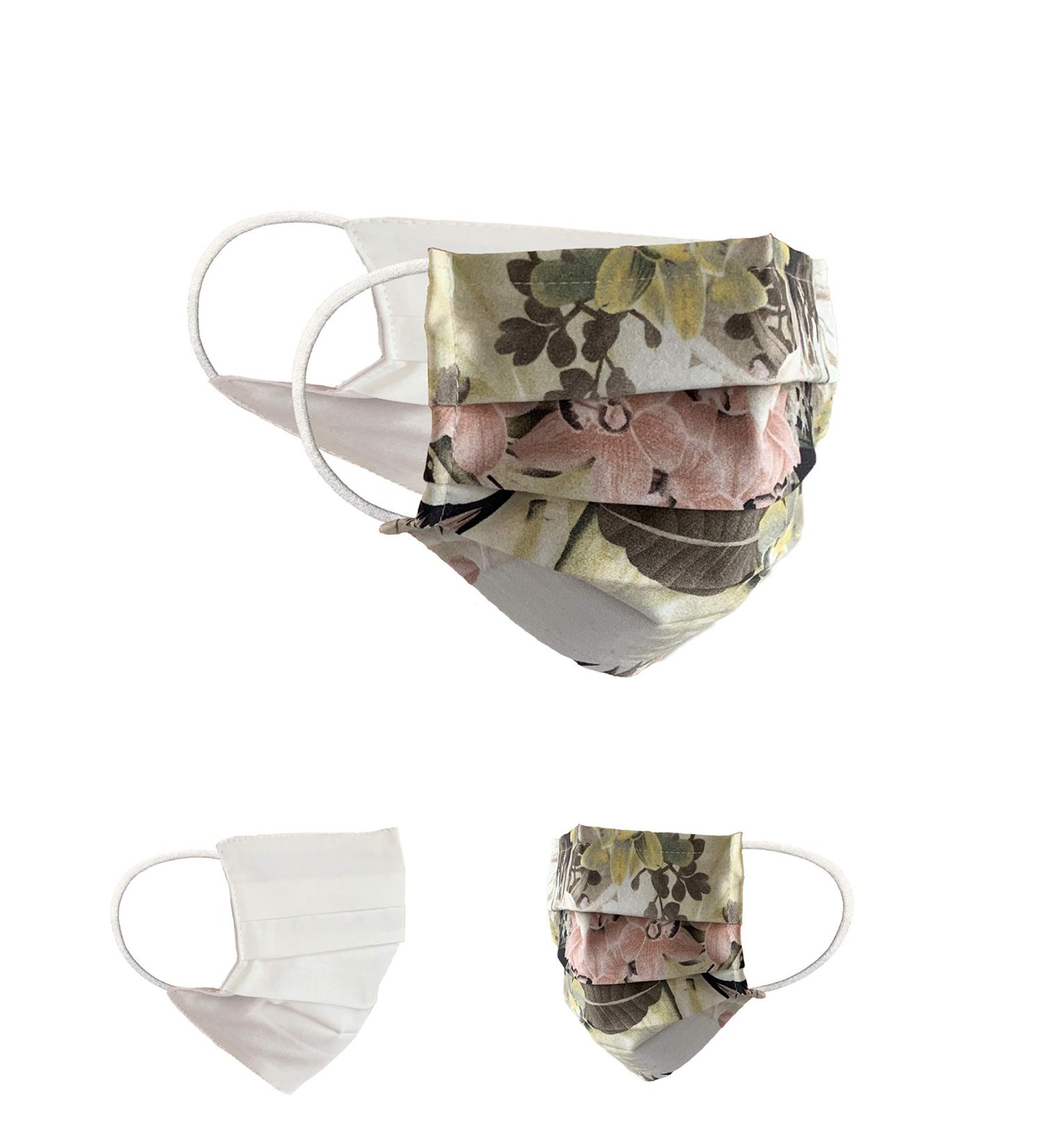 BAF Community Masks 2-Pack Set | Unisex Cotton Motif Masks | Washable Nose Protection | FlowerPower-26 Design - Buy Online on GoSupps.com
