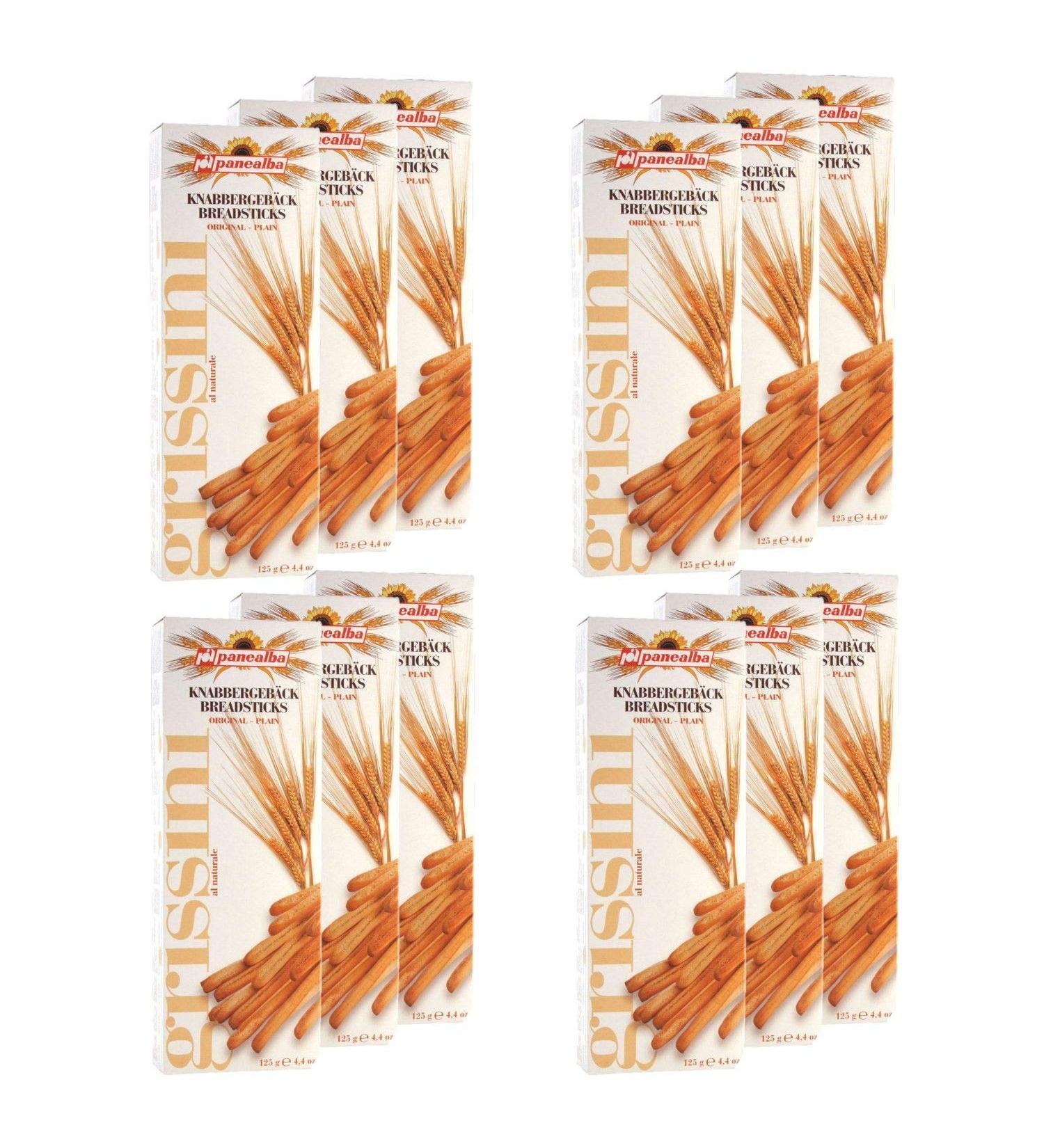 Panealba Lot 12x Grissini nature - Panealba - tui 125g