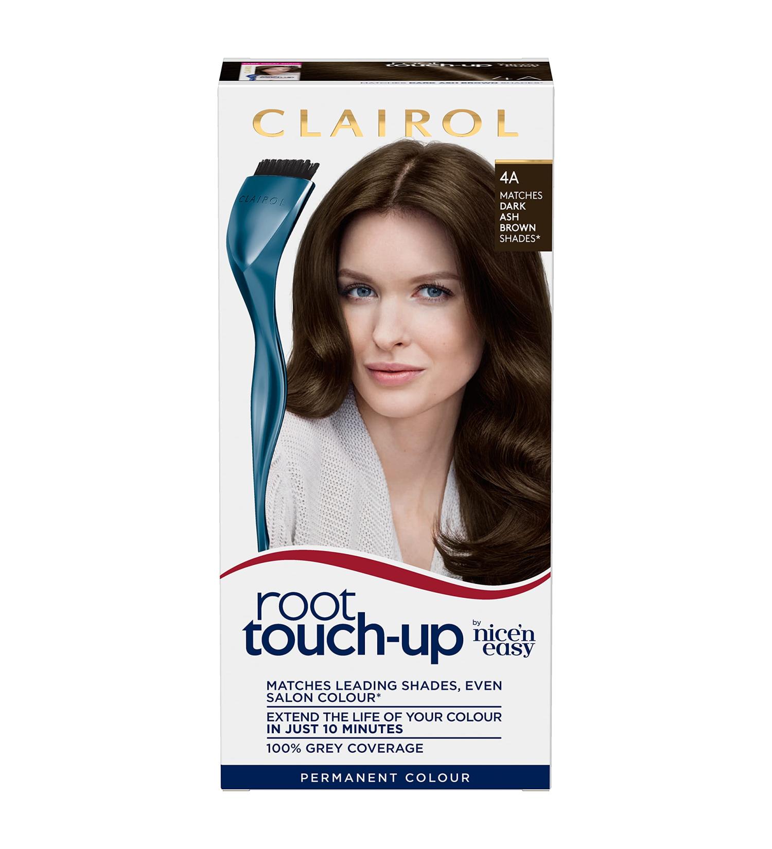 Clairol Root Touch-Up Permanent Hair Dye 4A Dark Ash Brown - 1 Count - Buy Online on GoSupps.com