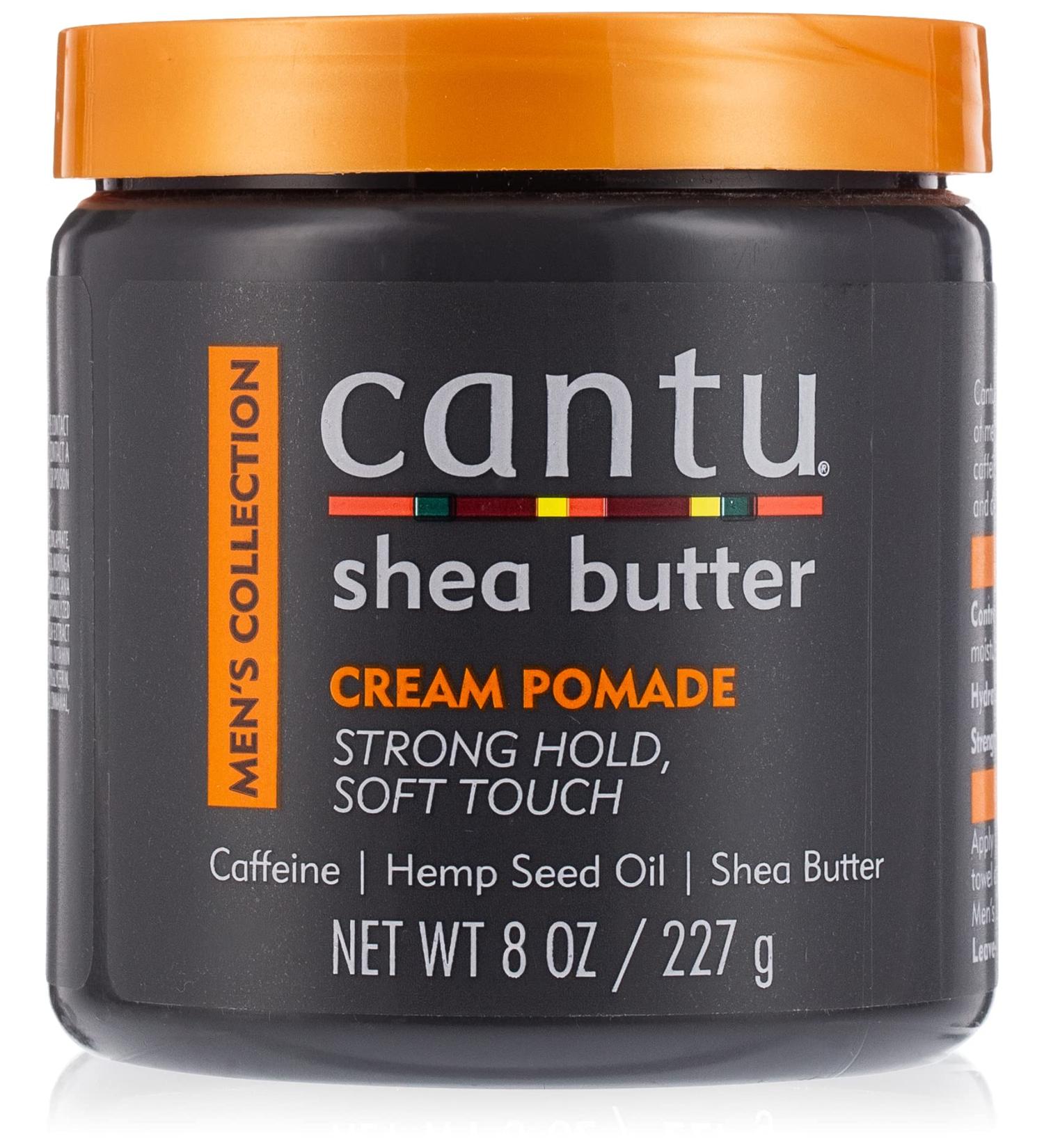 Cantu Men's Collection Cream Pomade 8 Oz - Shea Butter Formula - Buy Online on GoSupps.com