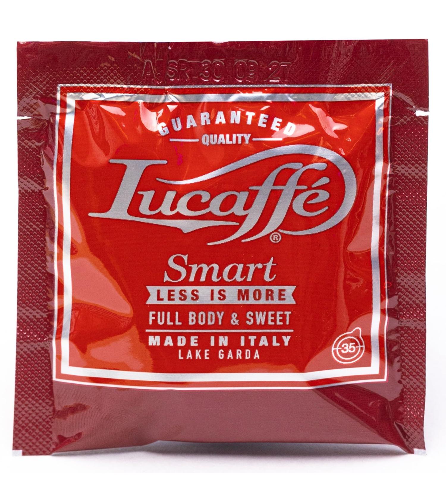 Lucaff 100 Dosettes SMART 35 mm Gourmet ROSSA | Exclusives pour machine SMART | Torr faction moyenne GOURMET ROSSA 1 unit (Lot de 100) - Buy Online on GoSupps.com