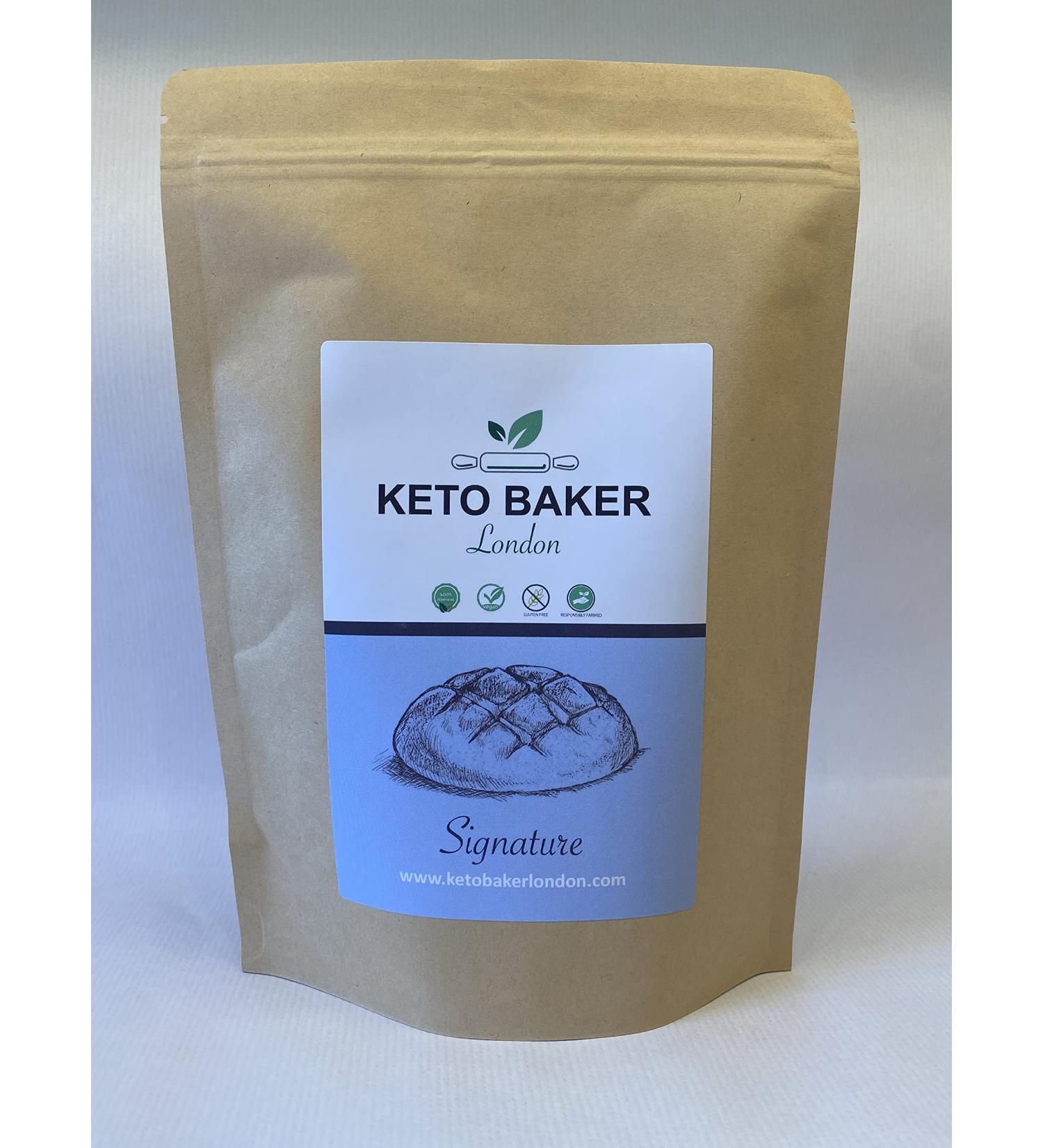 Keto Baker London Bread and Cake Mix - Signature Loaf Baking Mix Vegan Gluten-Free and Low-Carb - Buy Online on GoSupps.com