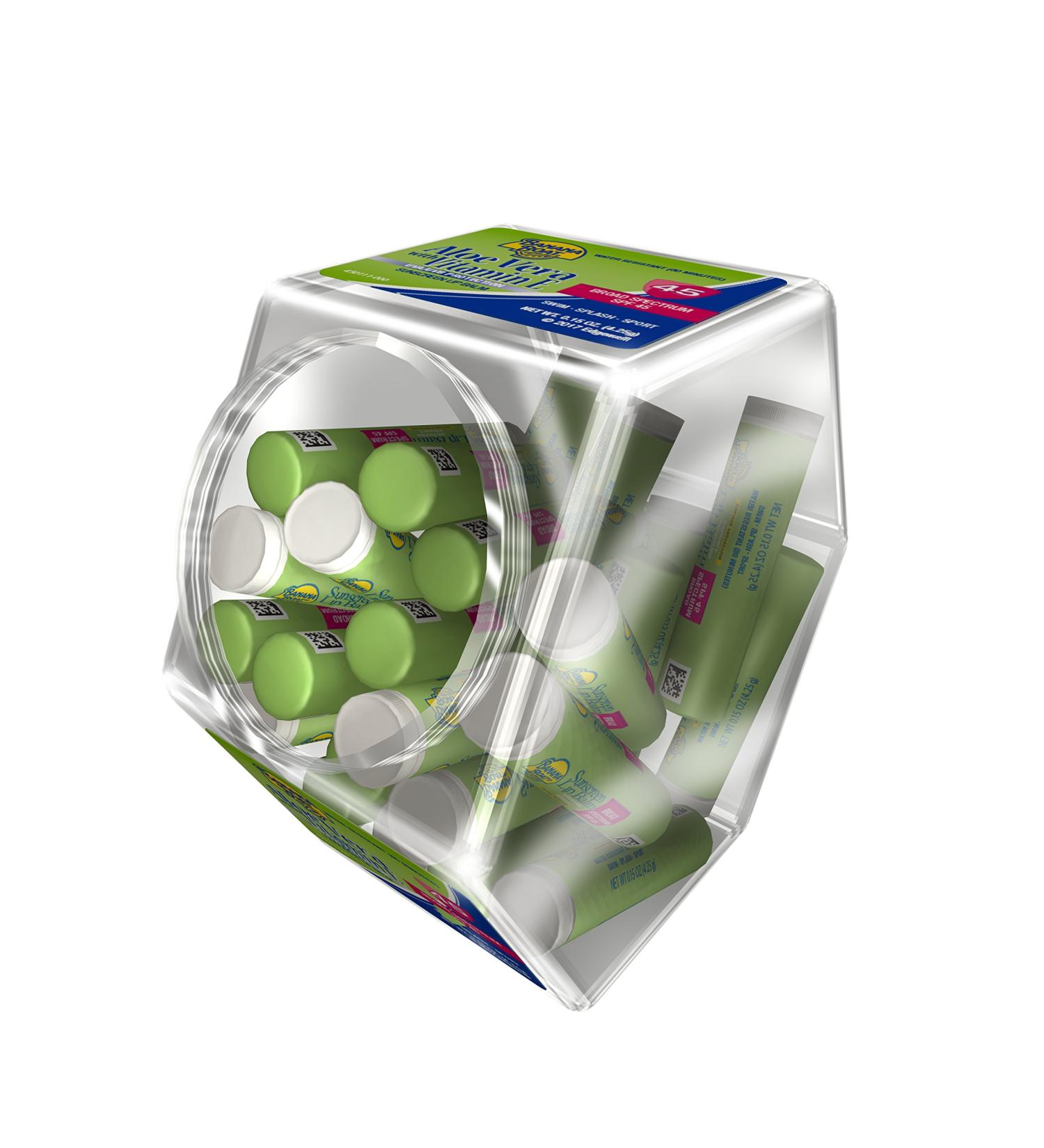 Buy Banana Boat Sunscreen Lip Balm SPF 45 with Aloe Vera & Vitamin E - Moisturizing Lip SPF Travel Size | 0.15oz - Buy Online on GoSupps.com