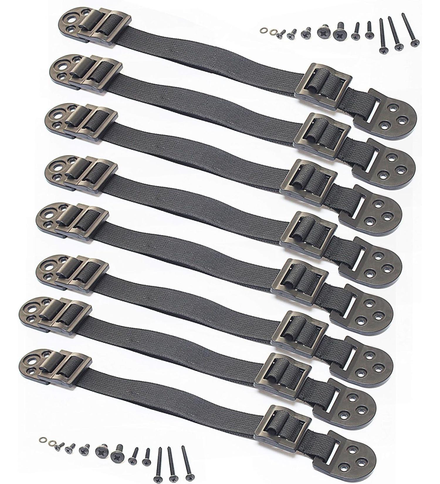 Anti-Tip Television and Furniture Anchor Strap for Child Safety (4 Pairs) by Boxiki Kids. Quakehold and Safety Straps for Child Proofing Your Home (Black) 4 Pairs - Black - Buy Online on GoSupps.com
