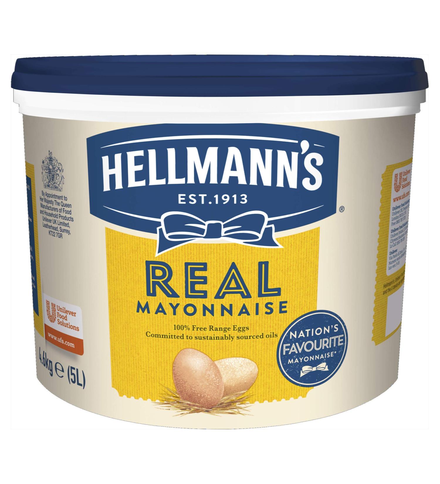 Hellmann's Real Mayonnaise 5L: Creamy and Delicious | Buy Online - Buy Online on GoSupps.com