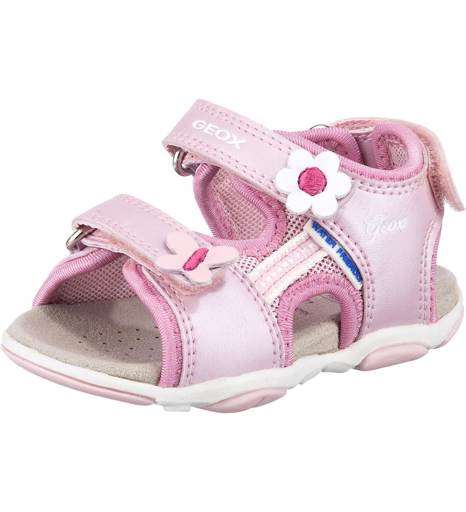 Geox Girl's B Sandal Agasim - Pink | Size 6 UK | Breathable Comfort - Buy Online on GoSupps.com