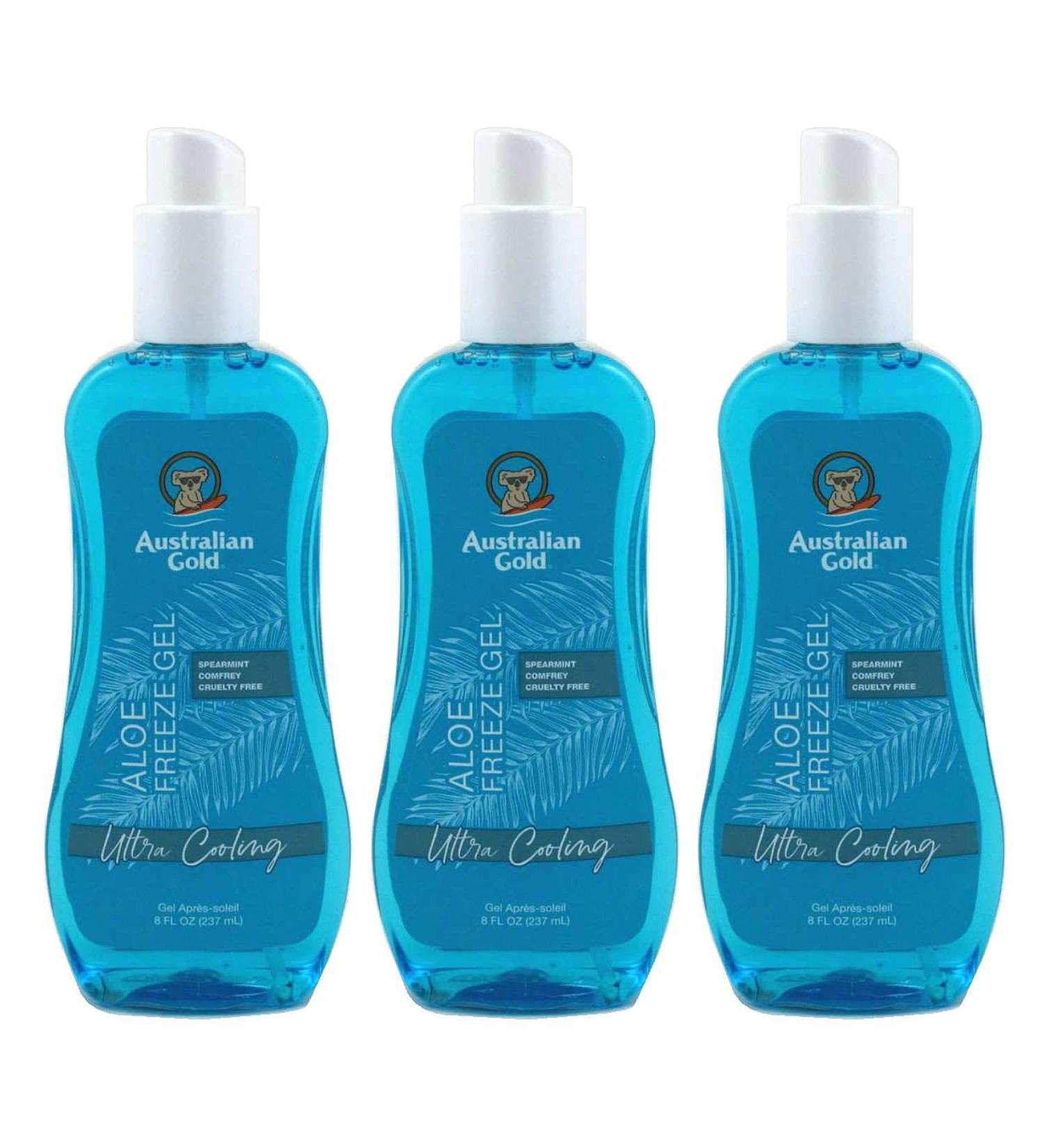 Australian Gold Aloe Freeze Spray Gel 8 Ounce (235ml) (3 Pack) - Buy Online on GoSupps.com