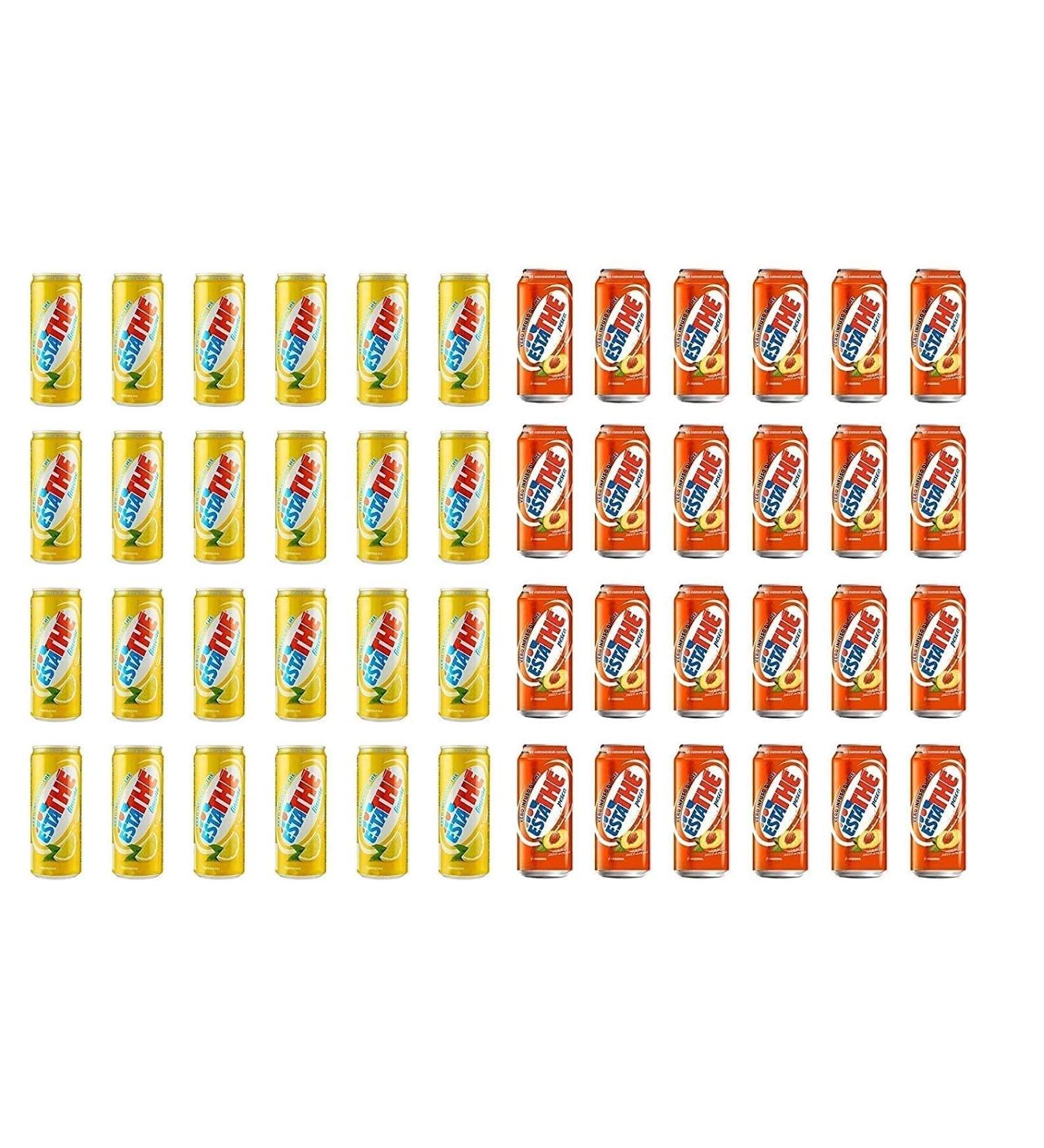 Test package Ferrero Estate Egg Tea The CitroeThe Peach can 48 x 330 ml - Buy Online on GoSupps.com