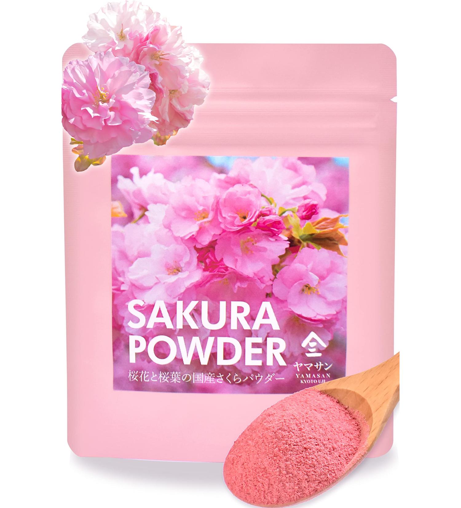 Sakura Cherry Blossom Powder - Japanese Drinks Spring Mix Japanese Food 1.4oz (40g) YAMASAN  - Buy Online on GoSupps.com