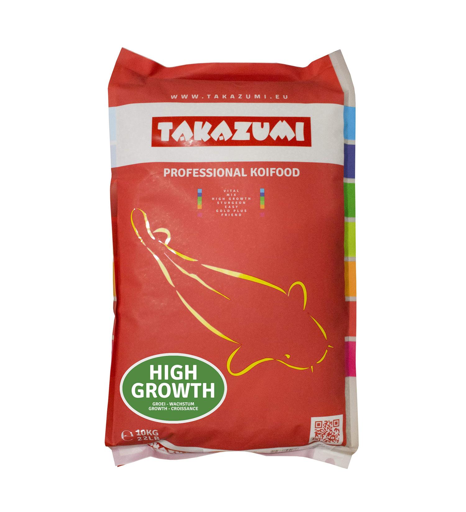 Takazumi HIGH Growth optimal + fast growth Koi food Koi food pellets 4.5 mm fish pond 10 kg - bagged