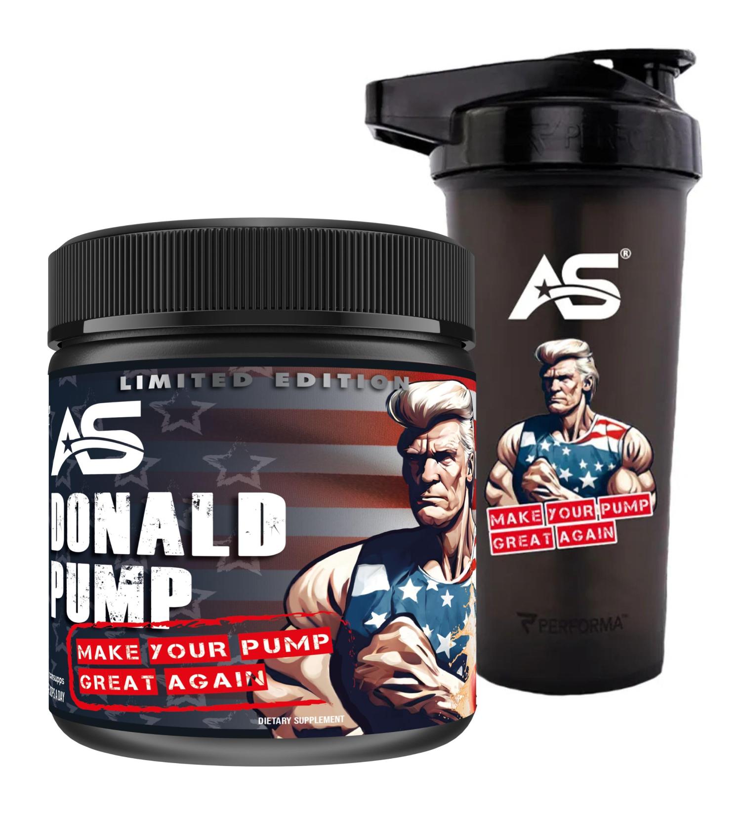  american supps American Supps DONALD PUMP BOOSTER 510 g - Make your pump a great one again! Citrulline malate + creatine + A - Buy Online on GoSupps.com