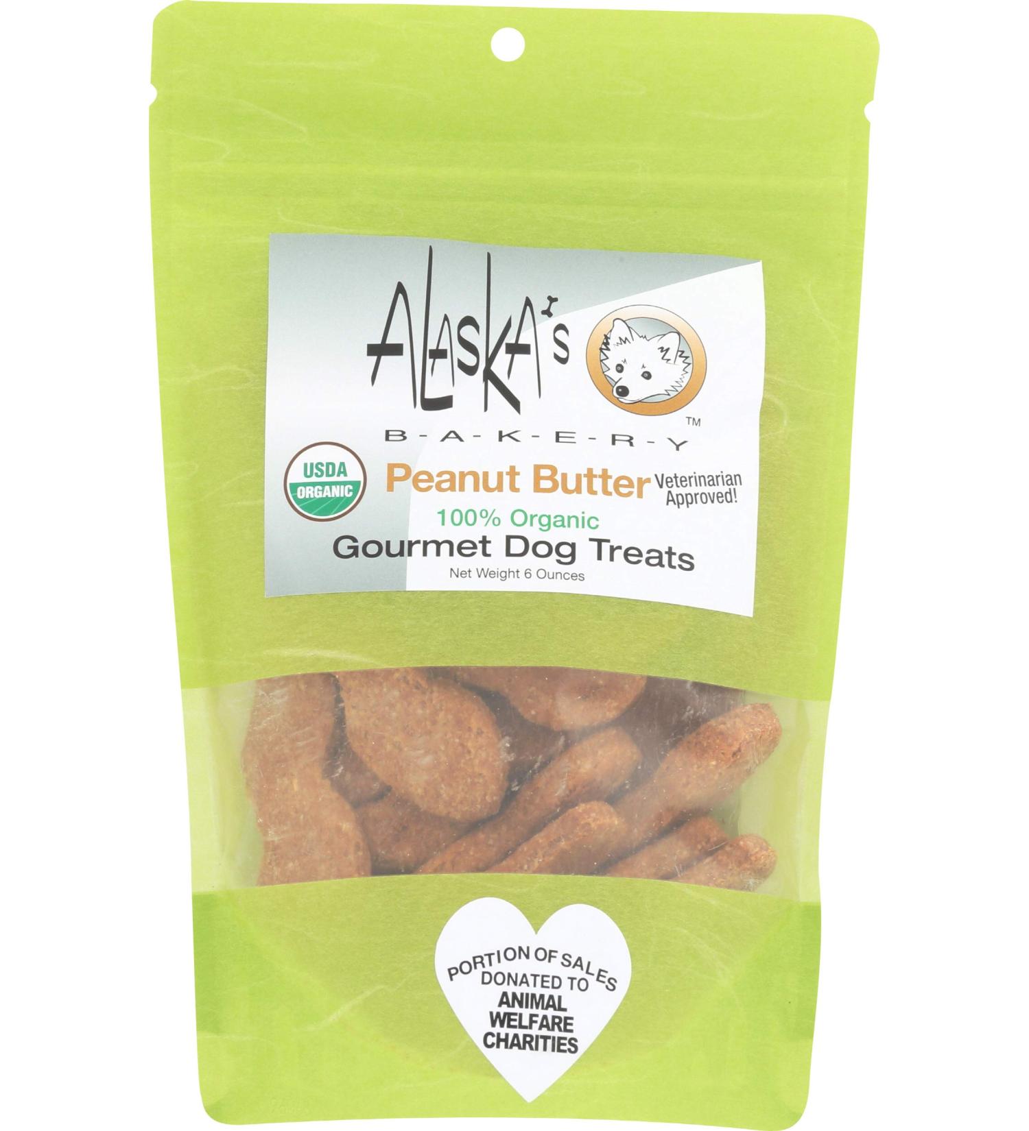 Organic Peanut Butter Biscuits - Alaska's 6oz | Healthy Snack - Buy Online on GoSupps.com