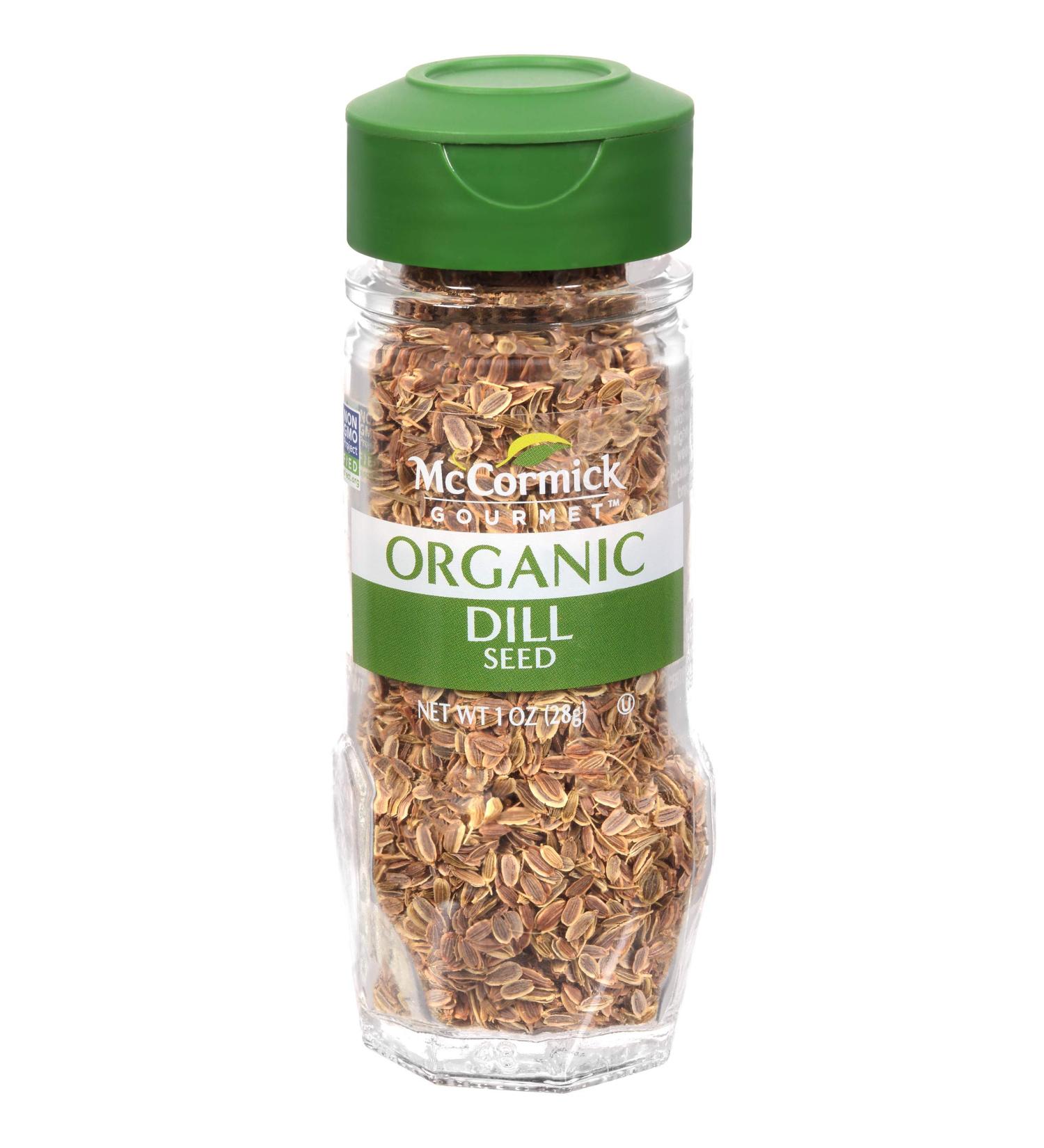 McCormick Gourmet Organic Dill Seed 1 oz - Premium Quality for Culinary Delights - Buy Online on GoSupps.com