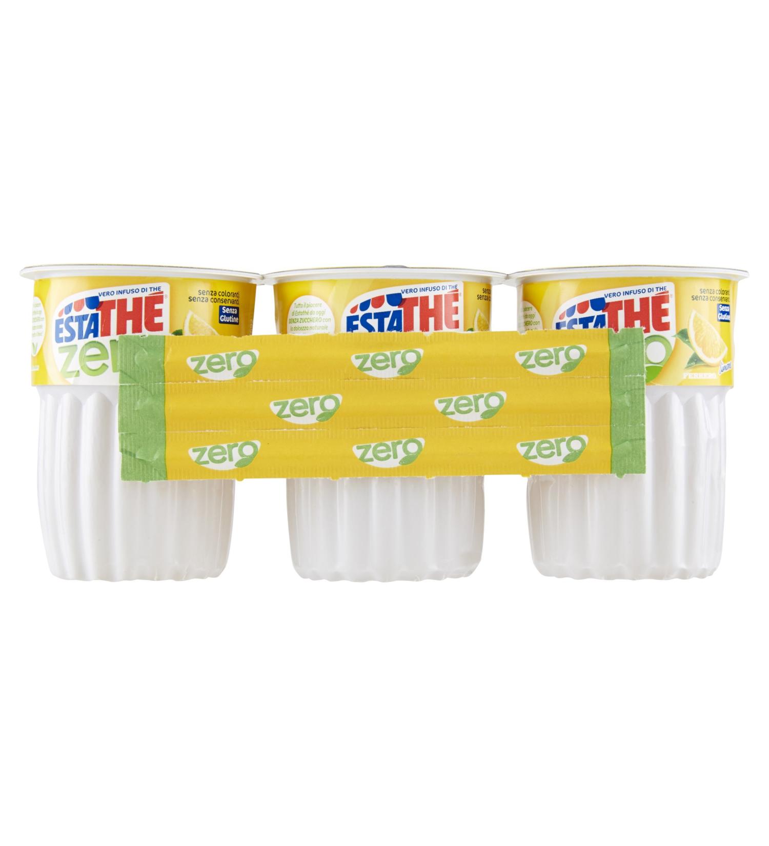  Estath Ferrero Estathe Zero Limone 20cl Sugar Free Lemon Tea Infusion with Stevia Extract (Pack of 6) - Buy Online on GoSupps.com