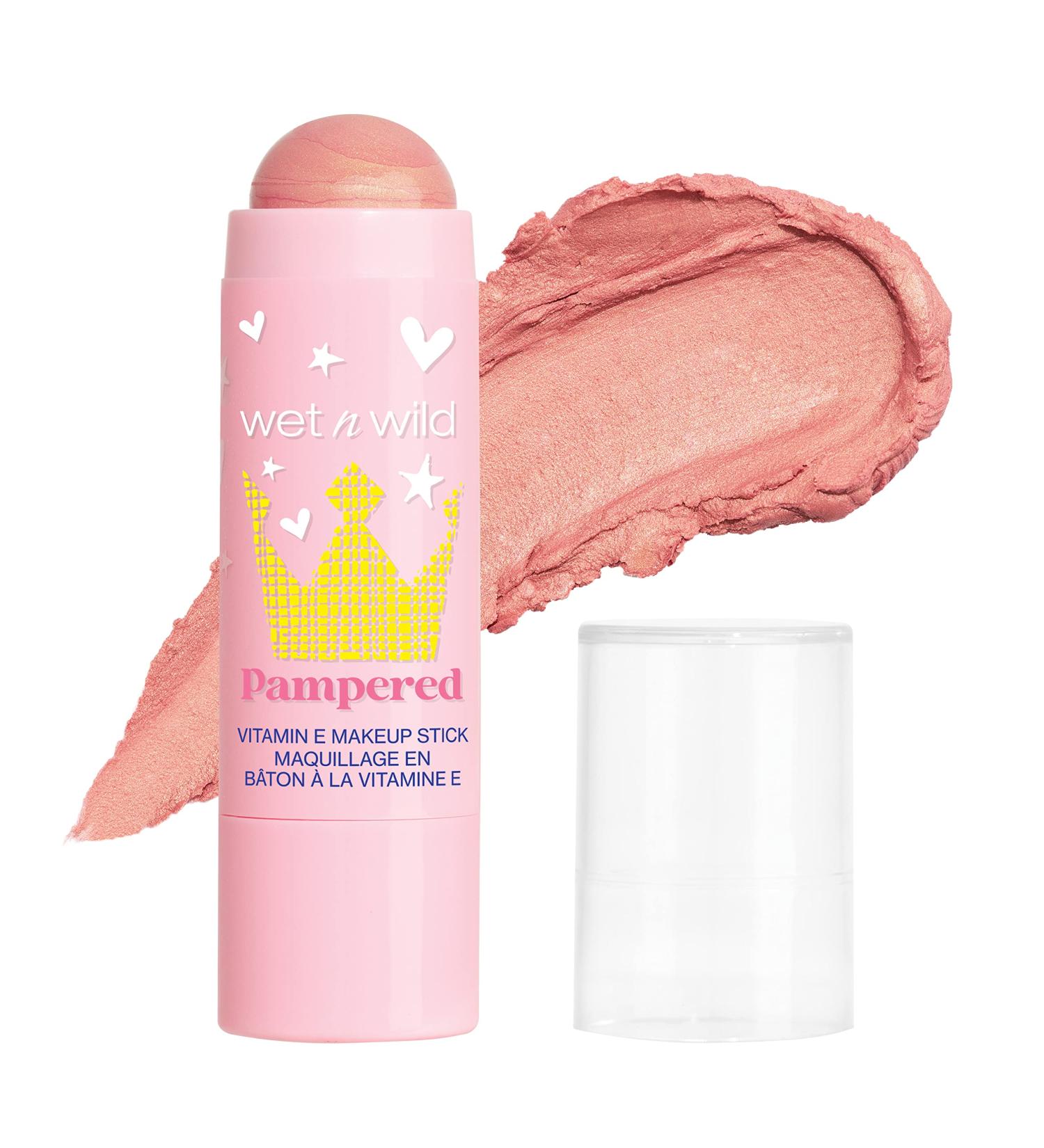Wet n Wild Pampered Vitamin E Makeup Stick in Champagne Bath - Hydrating and Nourishing Formula - Buy Online on GoSupps.com