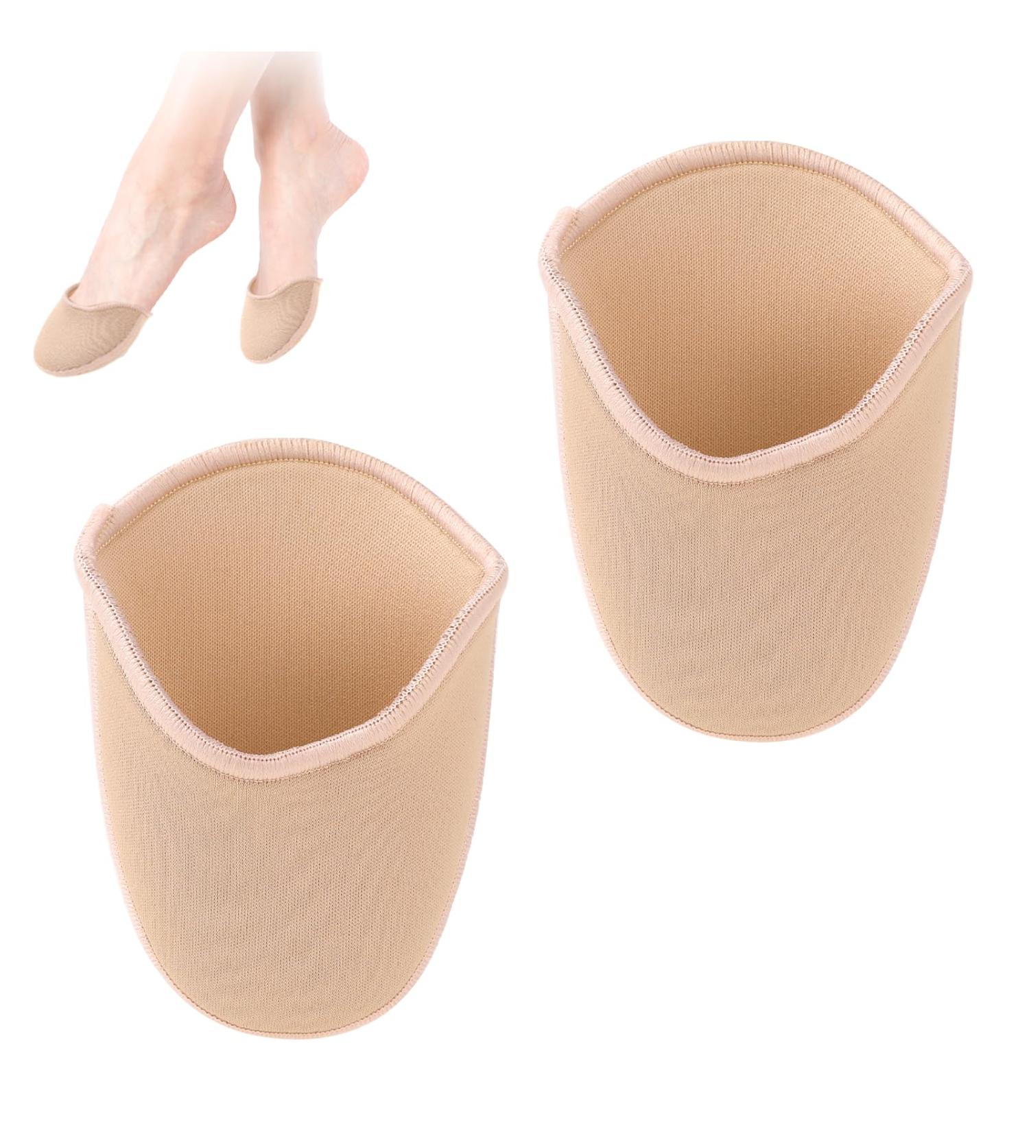 KALIONE Ballet Toe Pads - Knitted Fabric Half Socks for Women & Girls | Toe Protectors for Pointe Shoes, Dance Shoes, High Heels - Buy Online on GoSupps.com