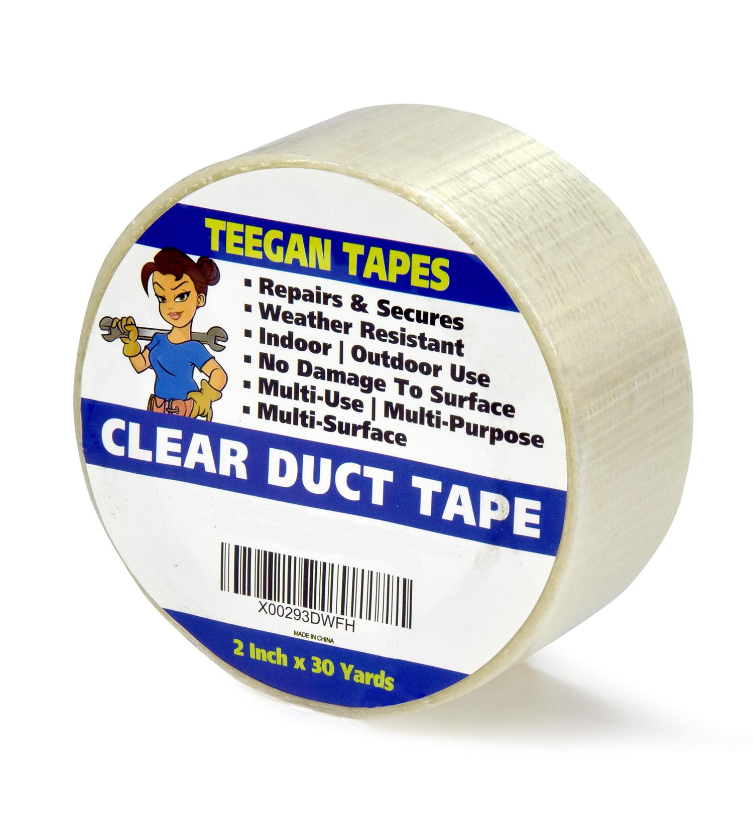 Gaffer Power Clear Filament Duct Tape | Heavy Duty Waterproof Strapping Tape for Repairs | Sealing  Shipping  Packing | Residential  Commercial and Industrial Uses | 2 Inch x 30 Yards - Buy Online on GoSupps.com