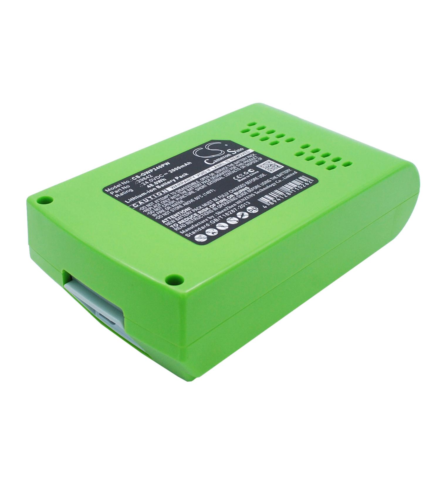 Buy 2000mAh 24V BT 4024 Battery Replacement for Alpina H 24 Li BLA 24 Li MT 24 Li T 24 Li C 24 Li - International Shipping Available - Buy Online on GoSupps.com