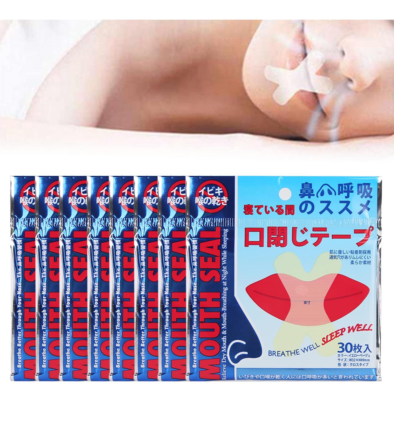 240pcs Anti Snore Sleep Strips | Comfortable & Safe | 8 X 3.2cm | Anti Snoring Patch for Home Use - Buy Online on GoSupps.com