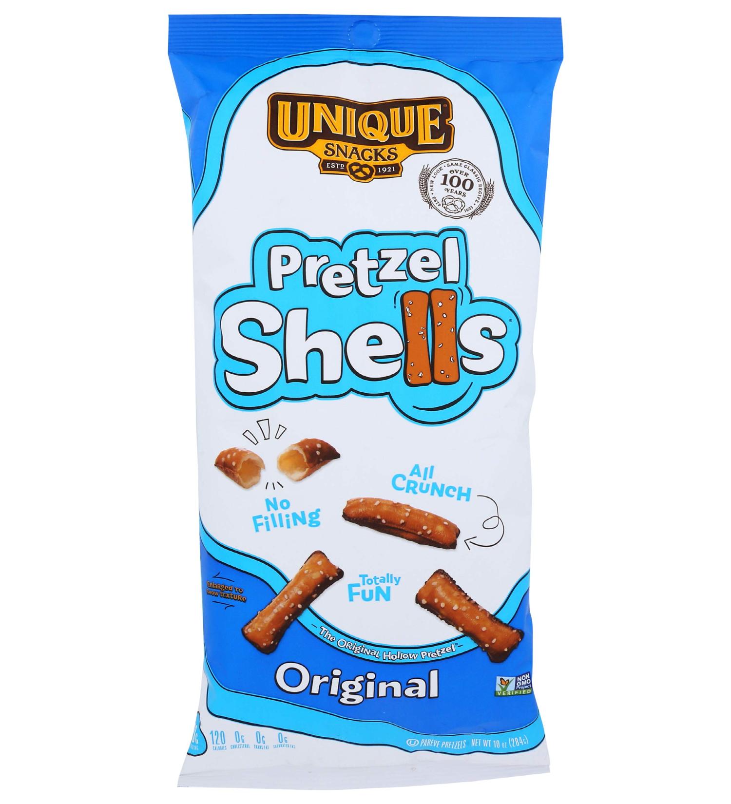 Unique Pretzels Original Shells - 10 oz (Pack of 1) | Crunchy Snack Delight - Buy Online on GoSupps.com