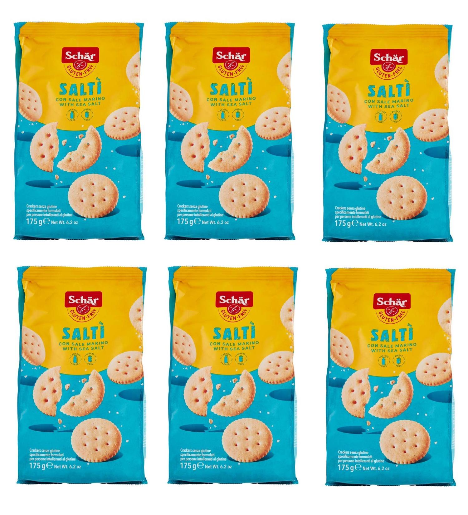 Sch r Shar Gluten Free Salt Set of 6 lightly salted gluten-free crackers 175 g Gluten-free product